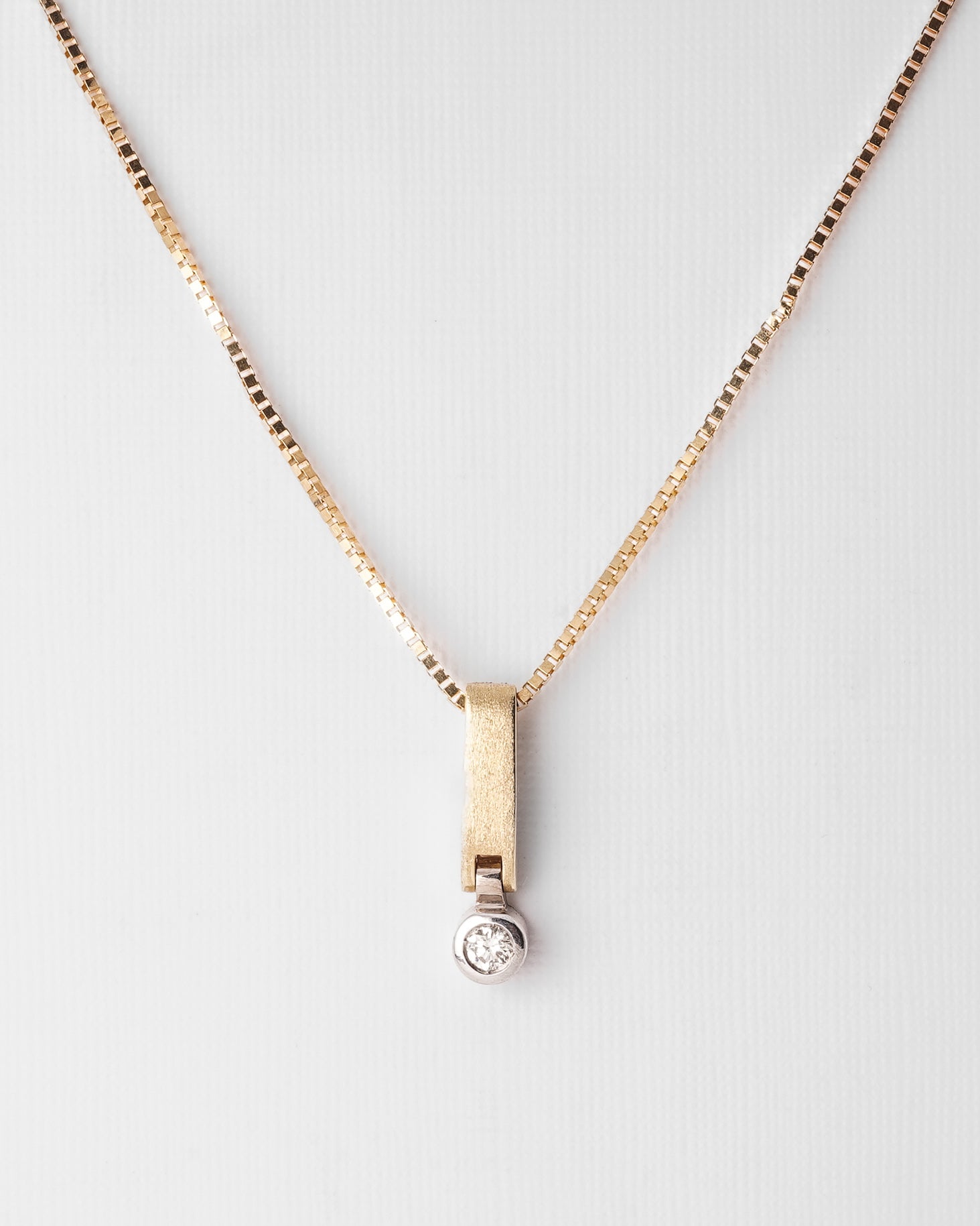 Yara | 14K Yellow Gold Diamonds (0.03ct) Pendant