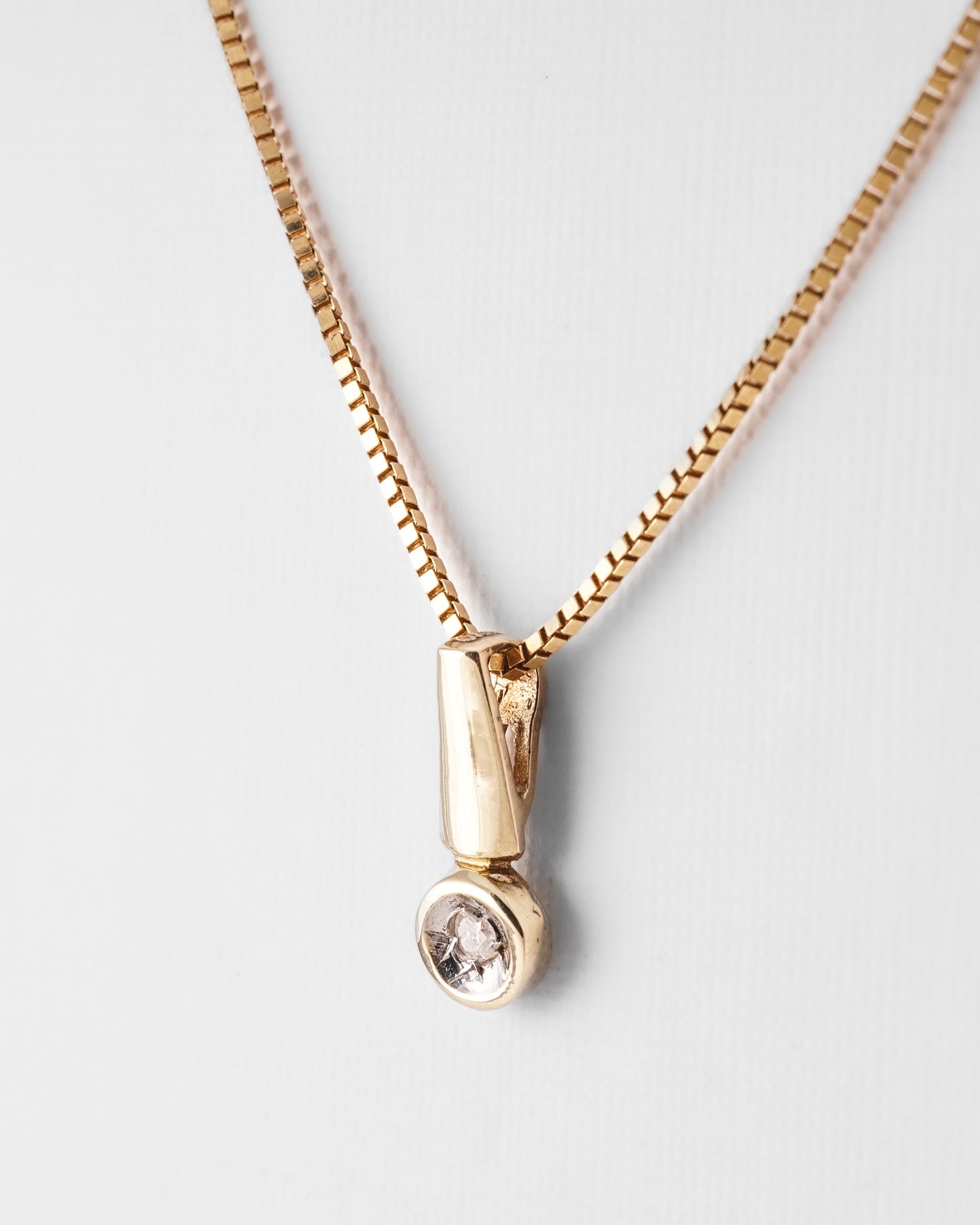 Mireille | 14K Yellow Gold Diamonds (0.03ct) Pendant
