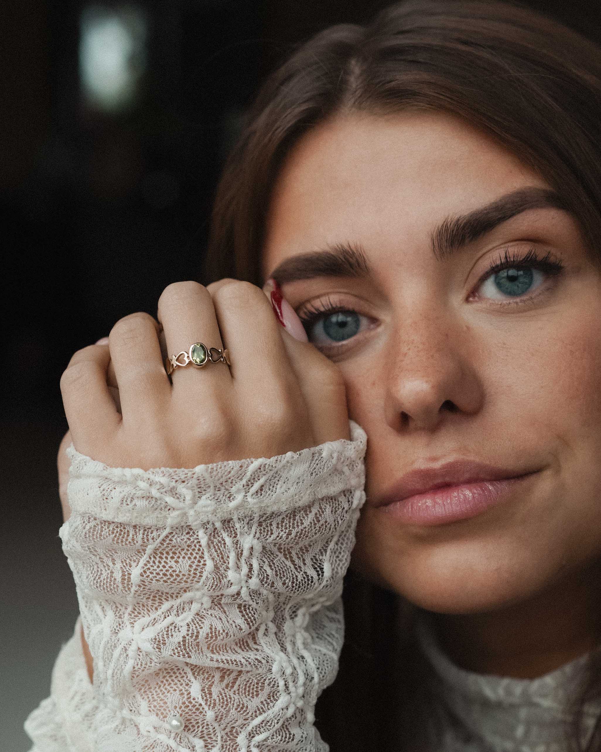 Lienne | Vintage Peridot Dress Ring