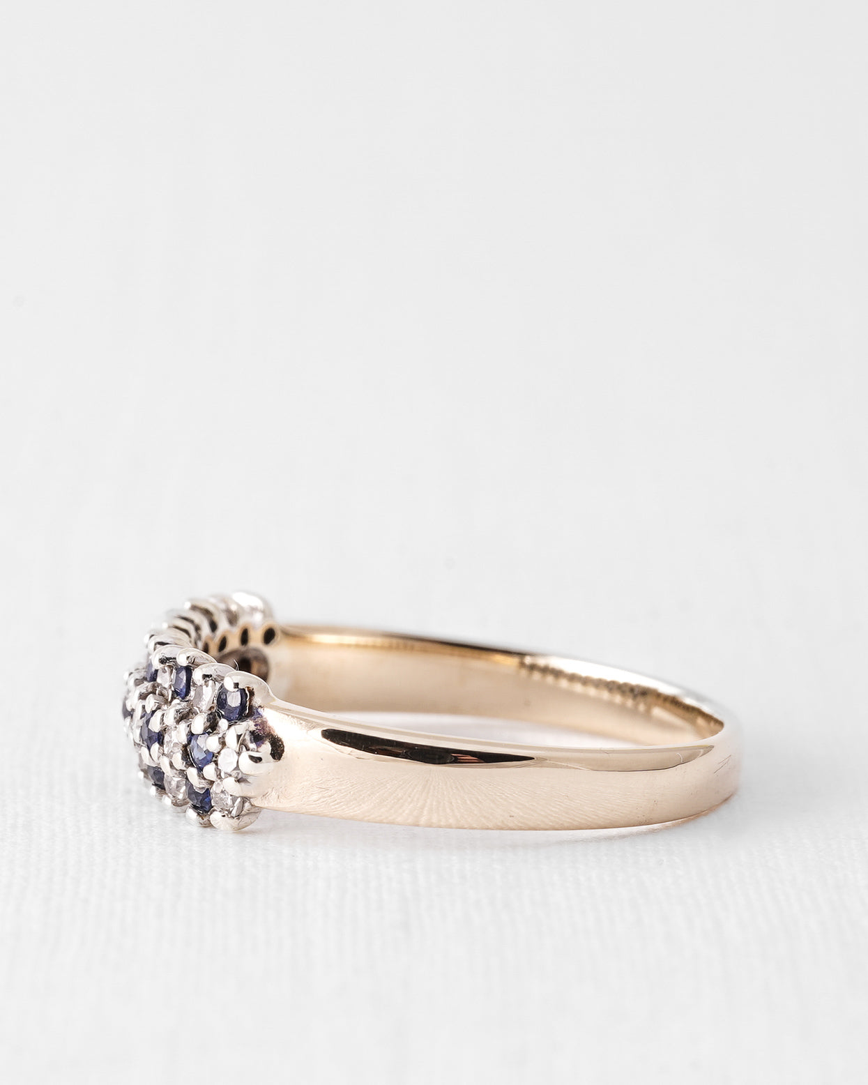 Selene | Vintage Sapphire and Diamond Dress Ring