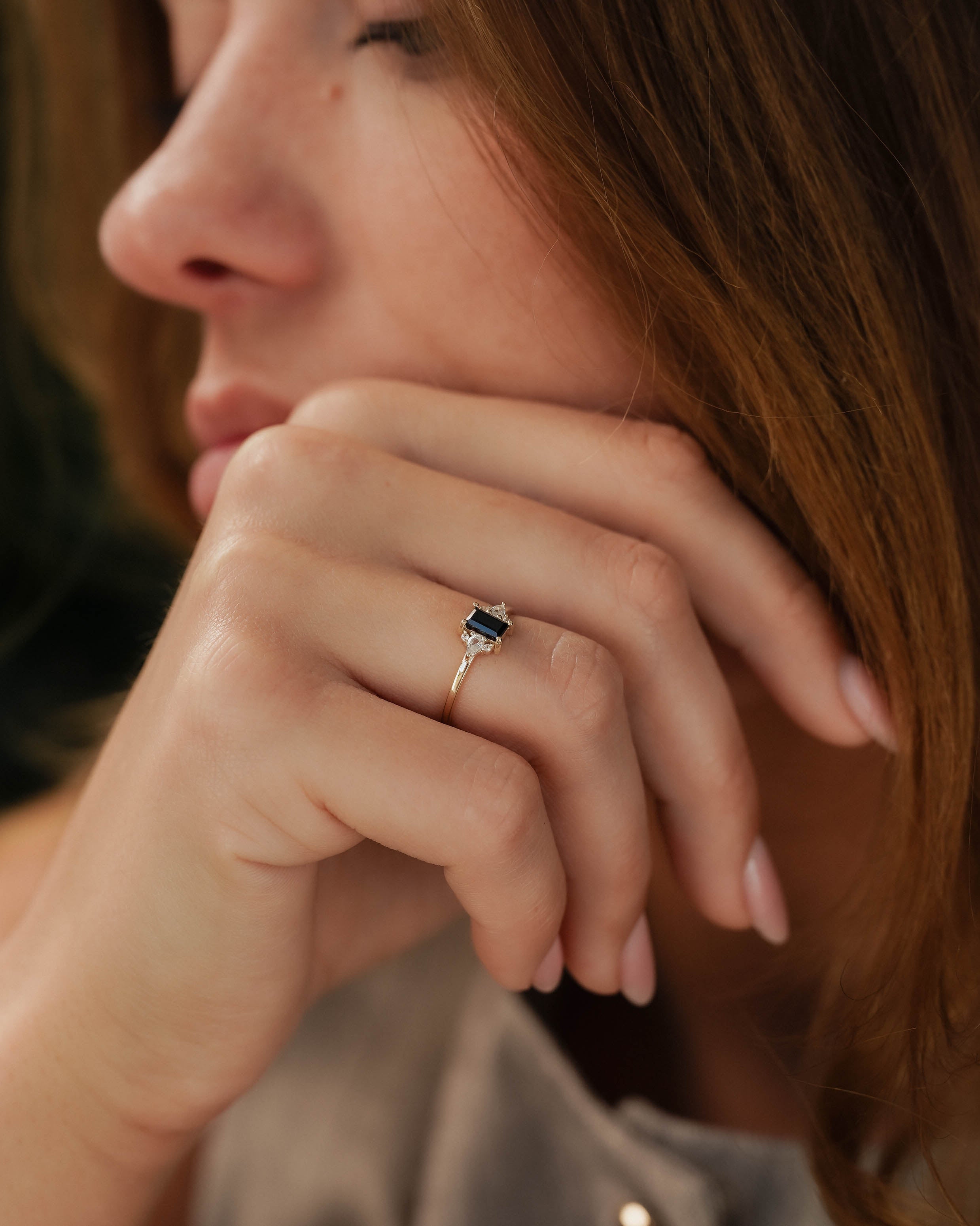 Lyla | Spinel Baguette & Diamant Ring