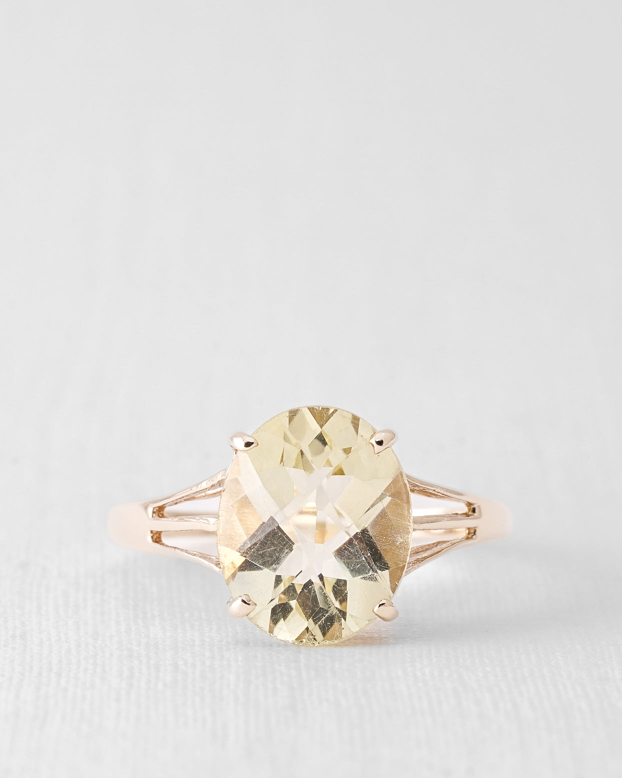 Lenne | Vintage Quartz Solitaire Ring