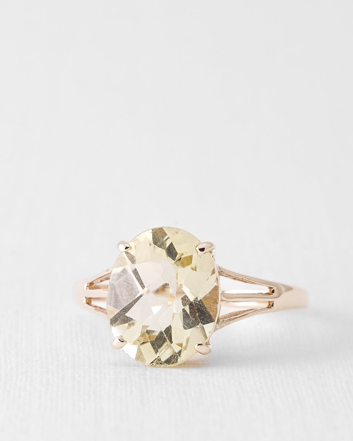 Lenne | Vintage Quartz Solitaire Ring