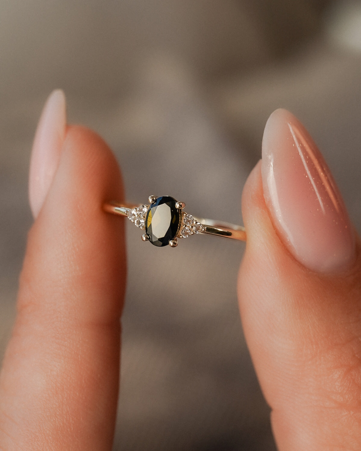 Valerie | Groene Toermalijn & Diamant Ring