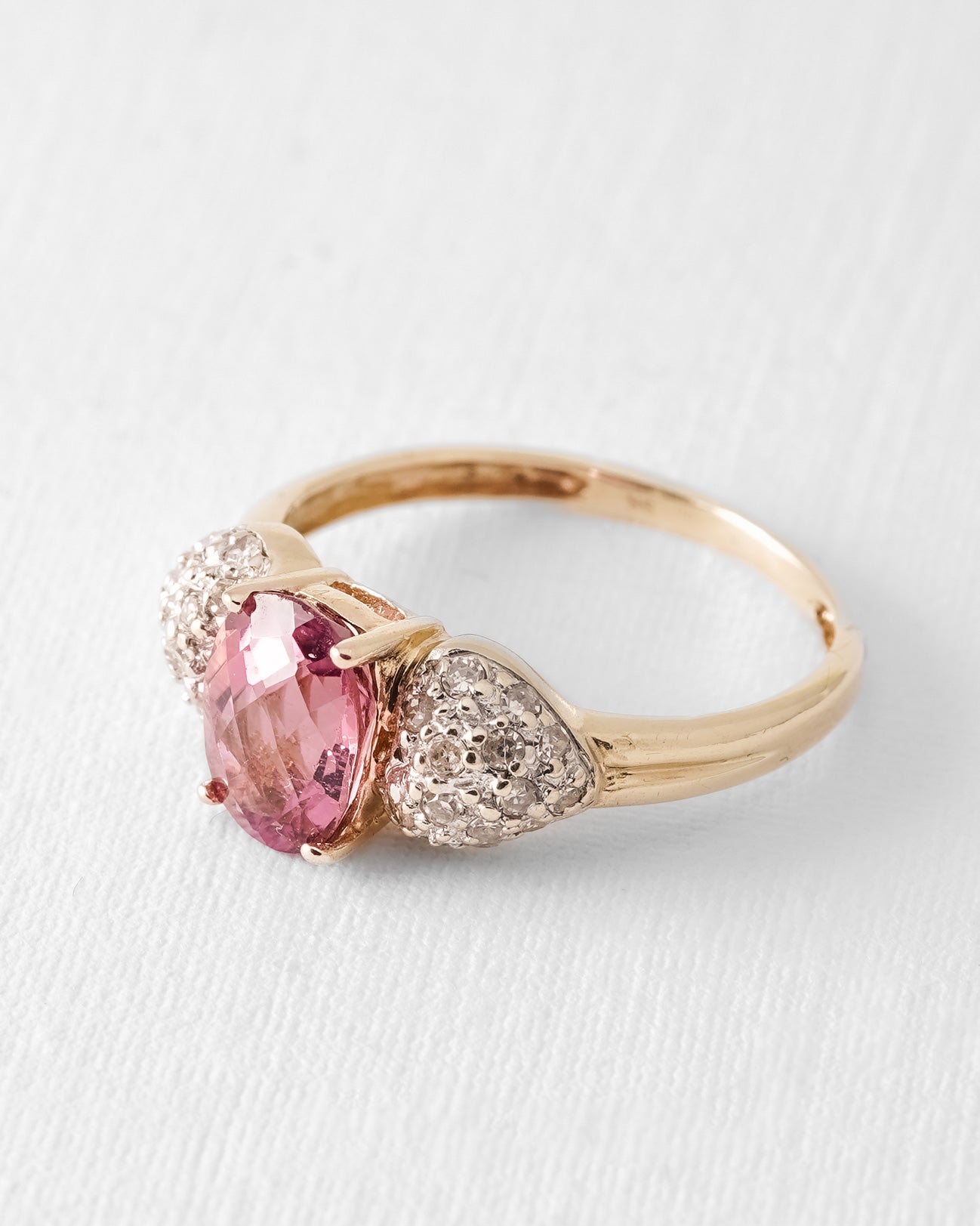 Maravelle | Vintage Toermalijn & Diamant Dress Ring