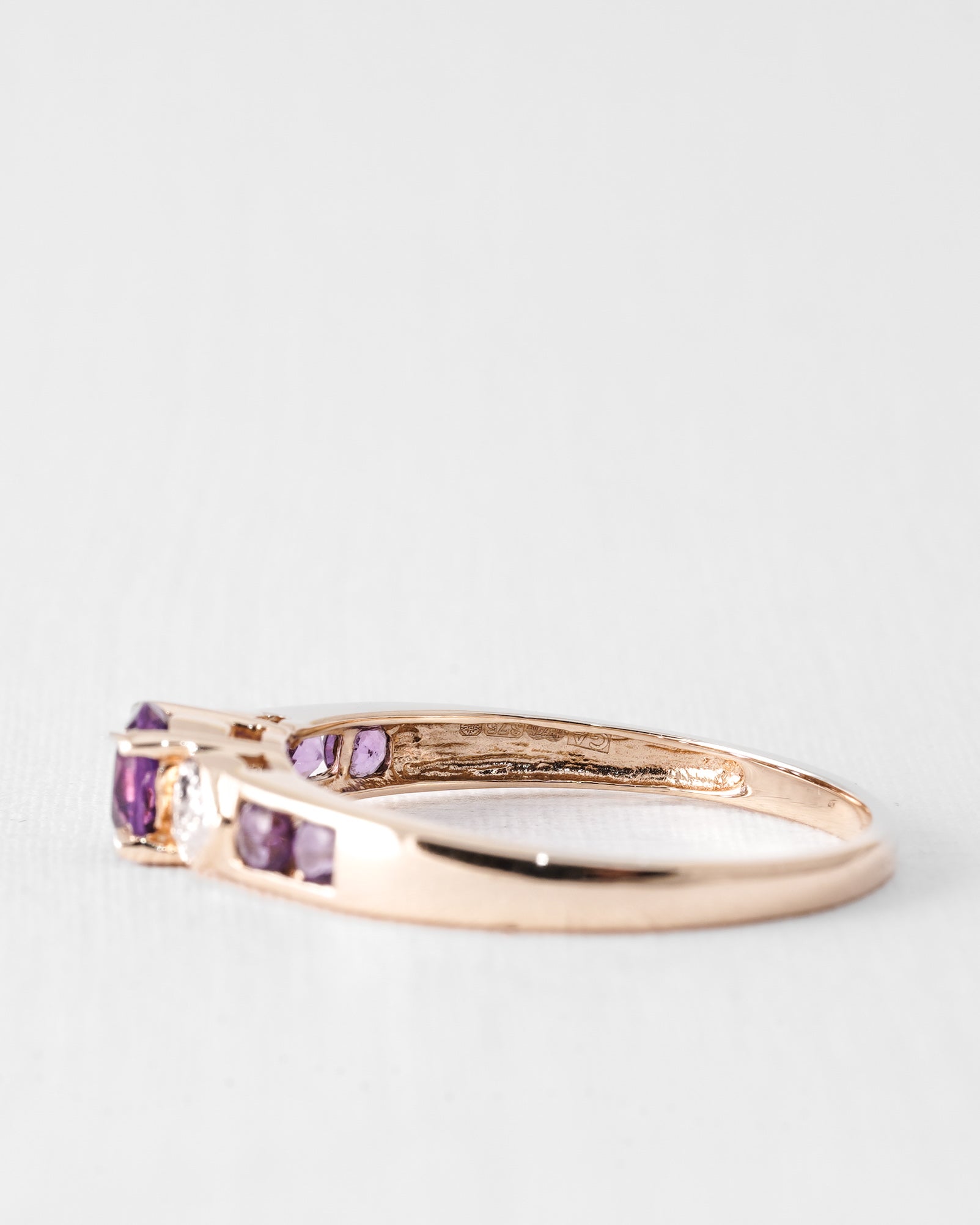 Thysa | Vintage Amethist & Diamant Details Ring