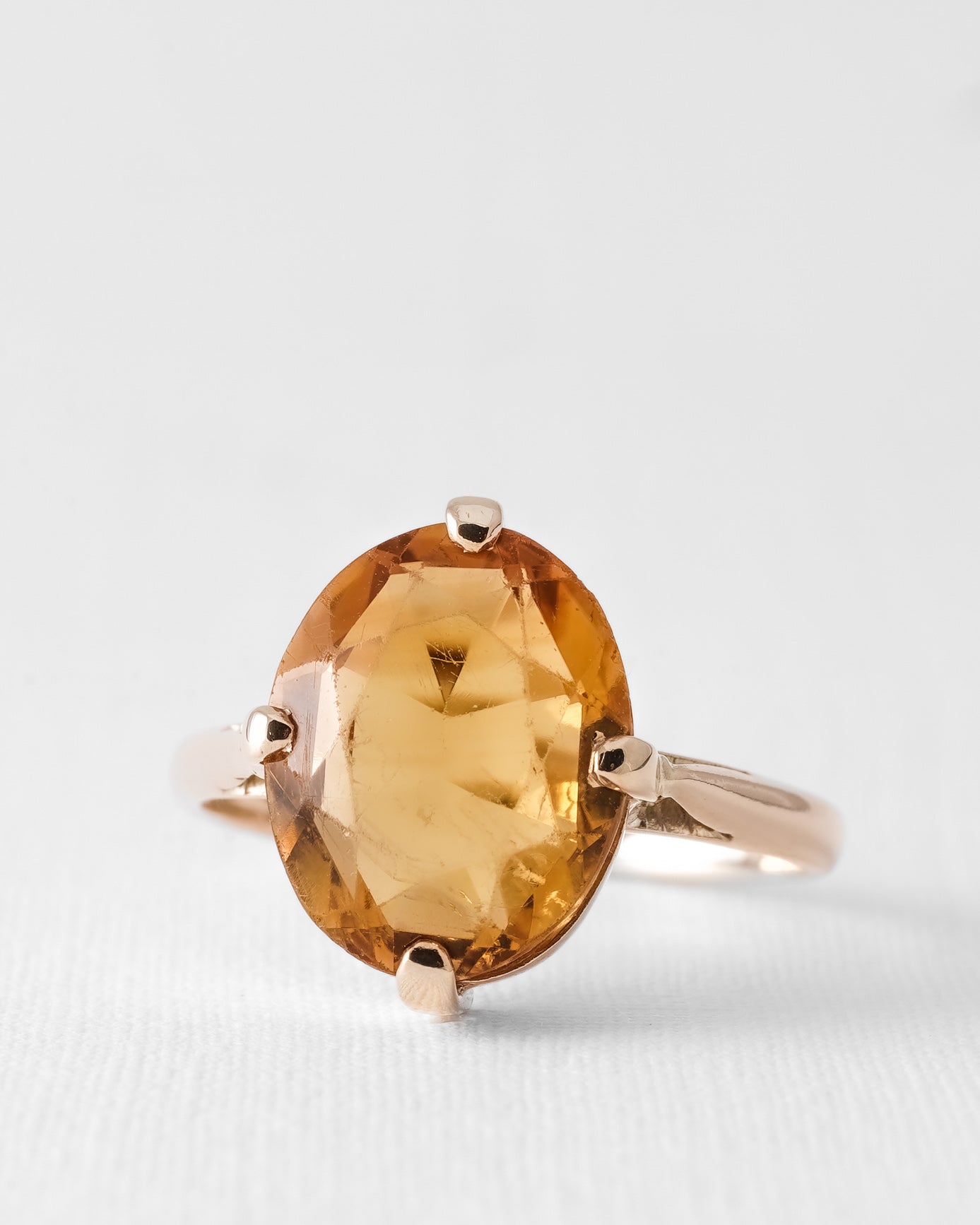 Serenella | Vintage Citrien Solitaire Ring