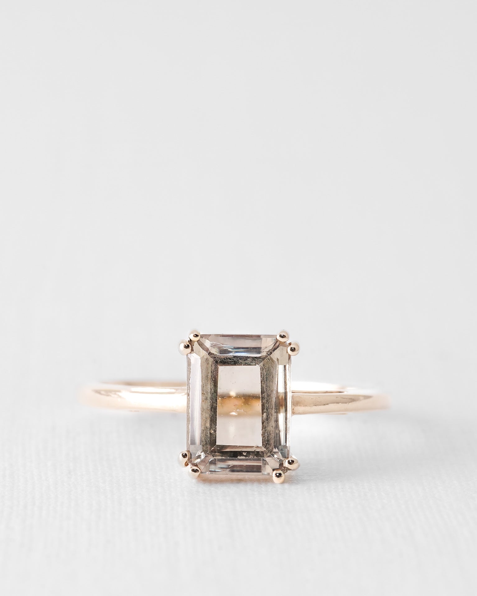 Lymea | Vintage Kwarts Solitaire Ring - Menina Amsterdam