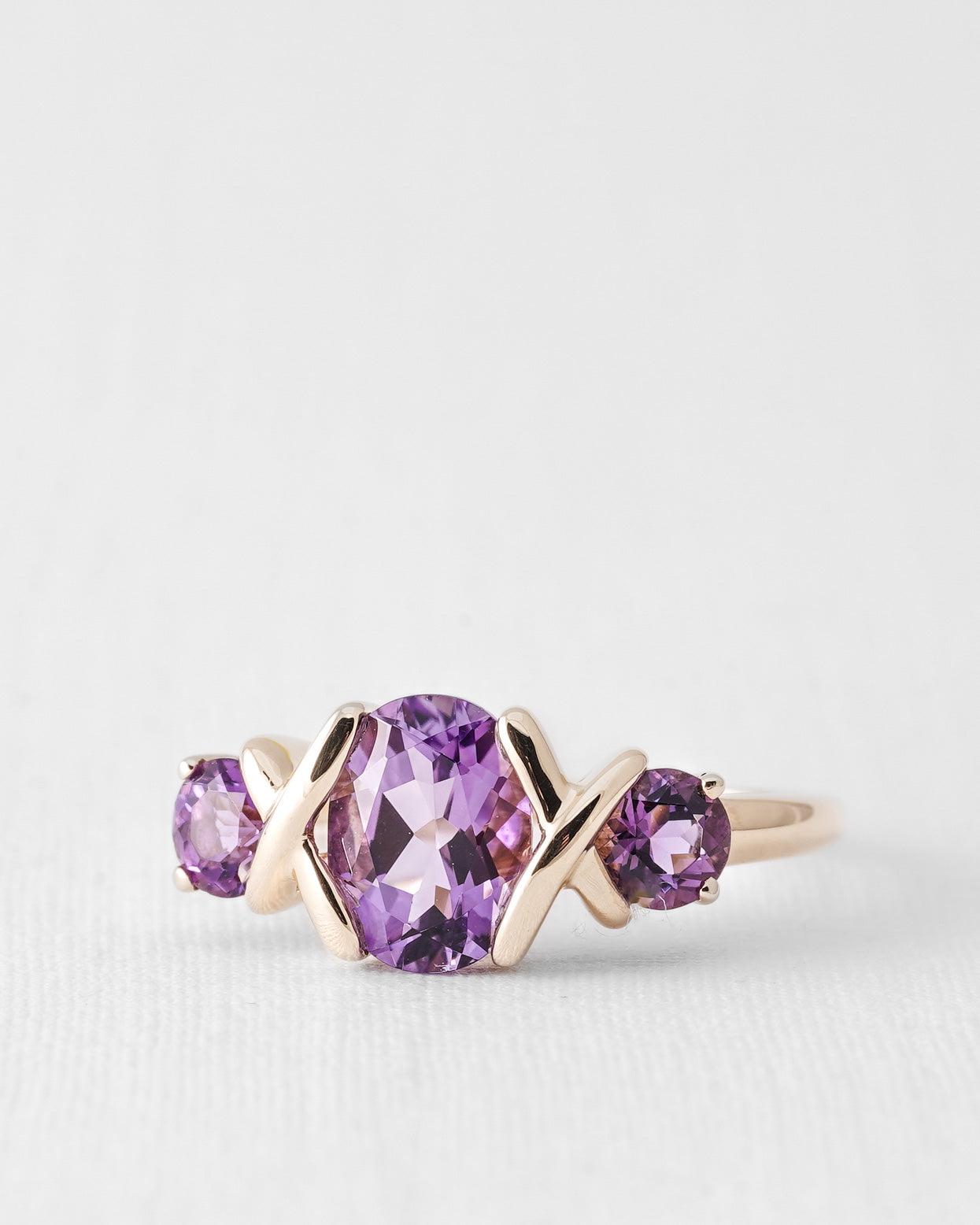 Arlena | Vintage Amethyst Cluster Ring