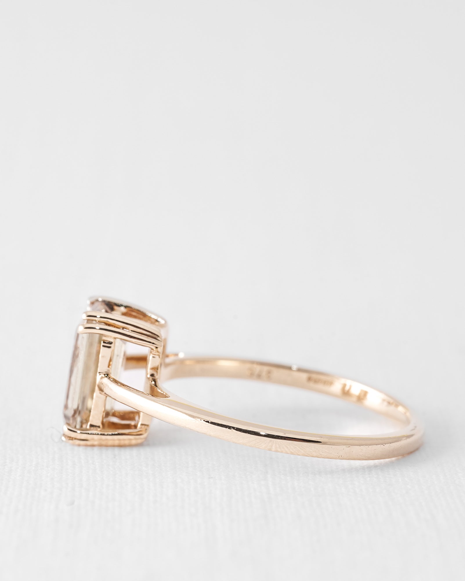 Lymea | Vintage Kwarts Solitaire Ring - Menina Amsterdam