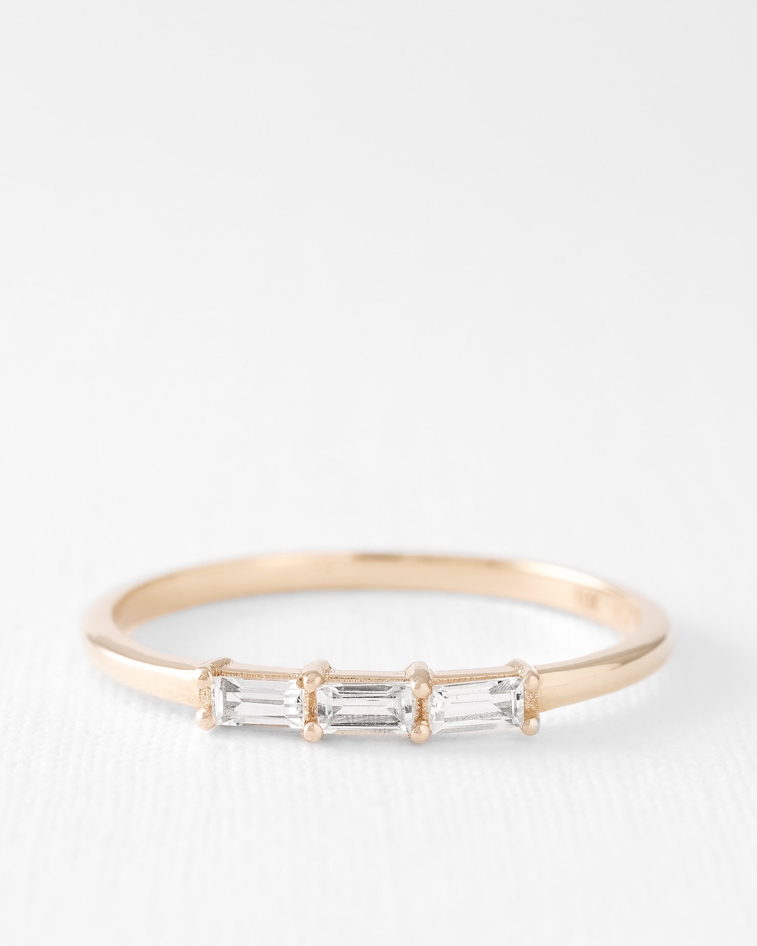Alize | Baguette Diamant Trilogy Ring