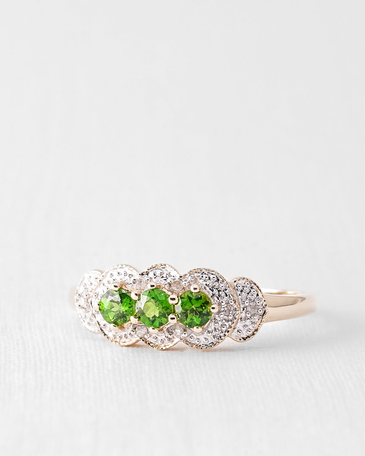 Vionne | Vintage Diopside and Diamond Dress Ring