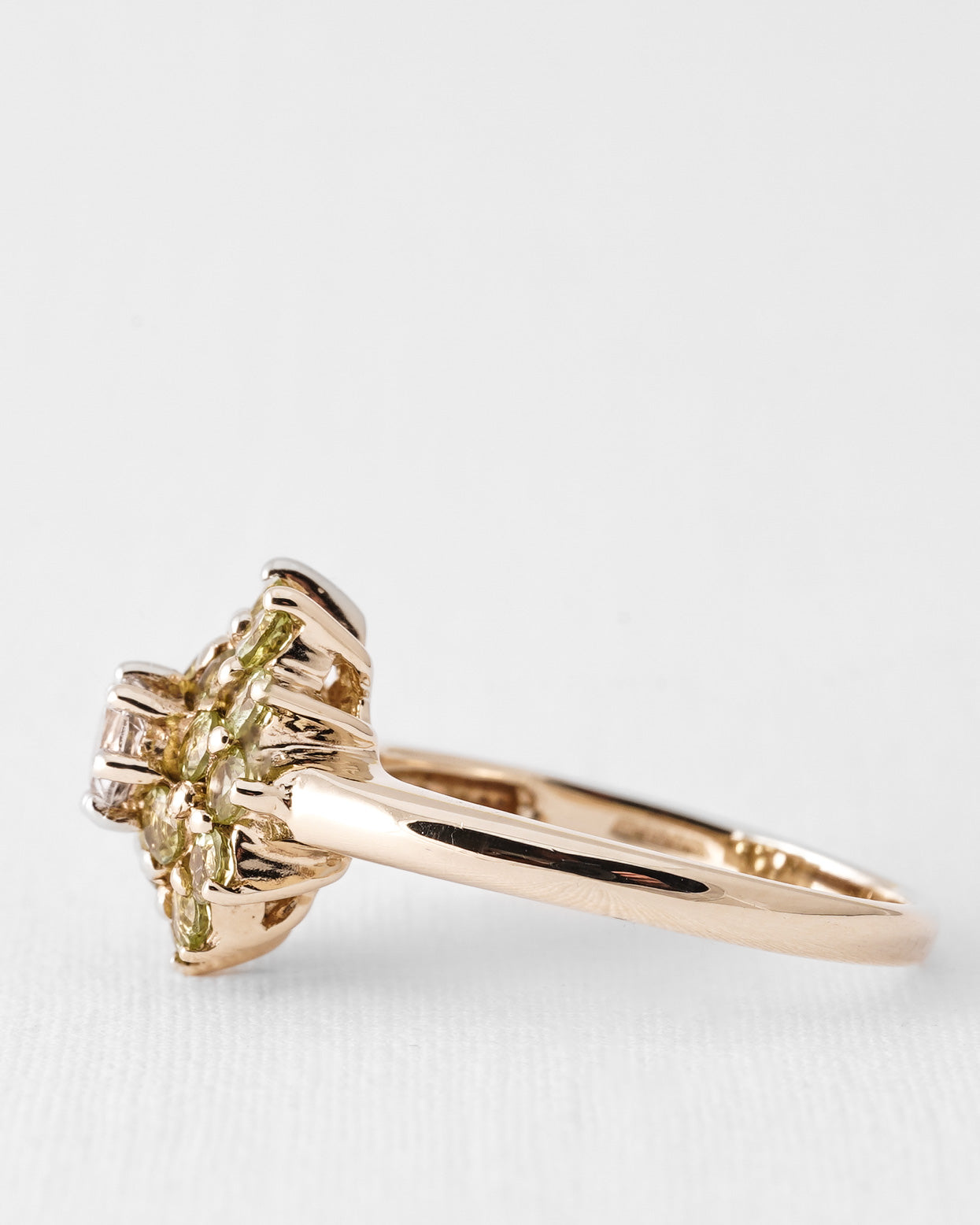 Mara | Vintage Quartz Cluster Ring