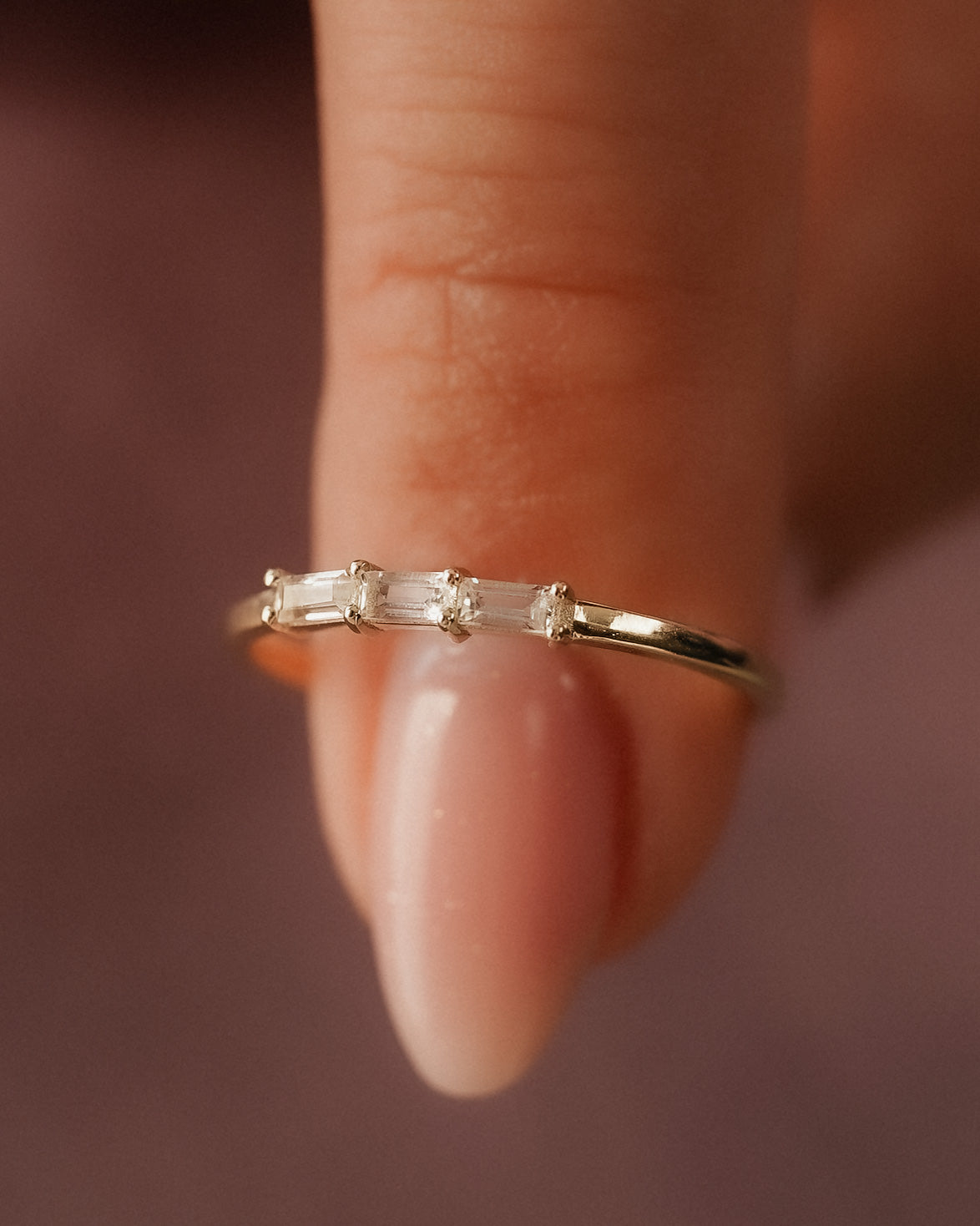 Alize | Baguette Diamant Trilogy Ring