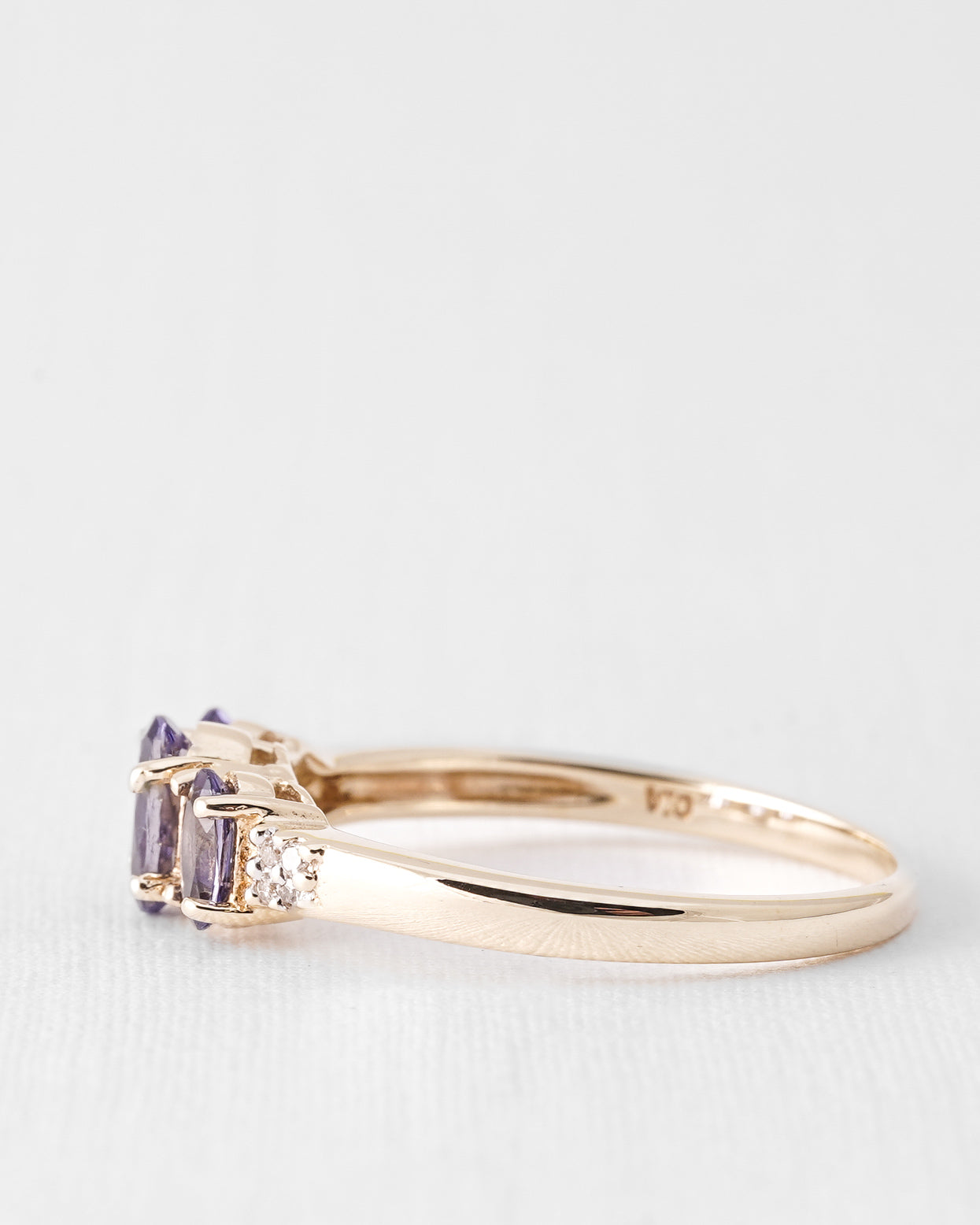 Llyria | Vintage Iolite and Diamond Dress Ring