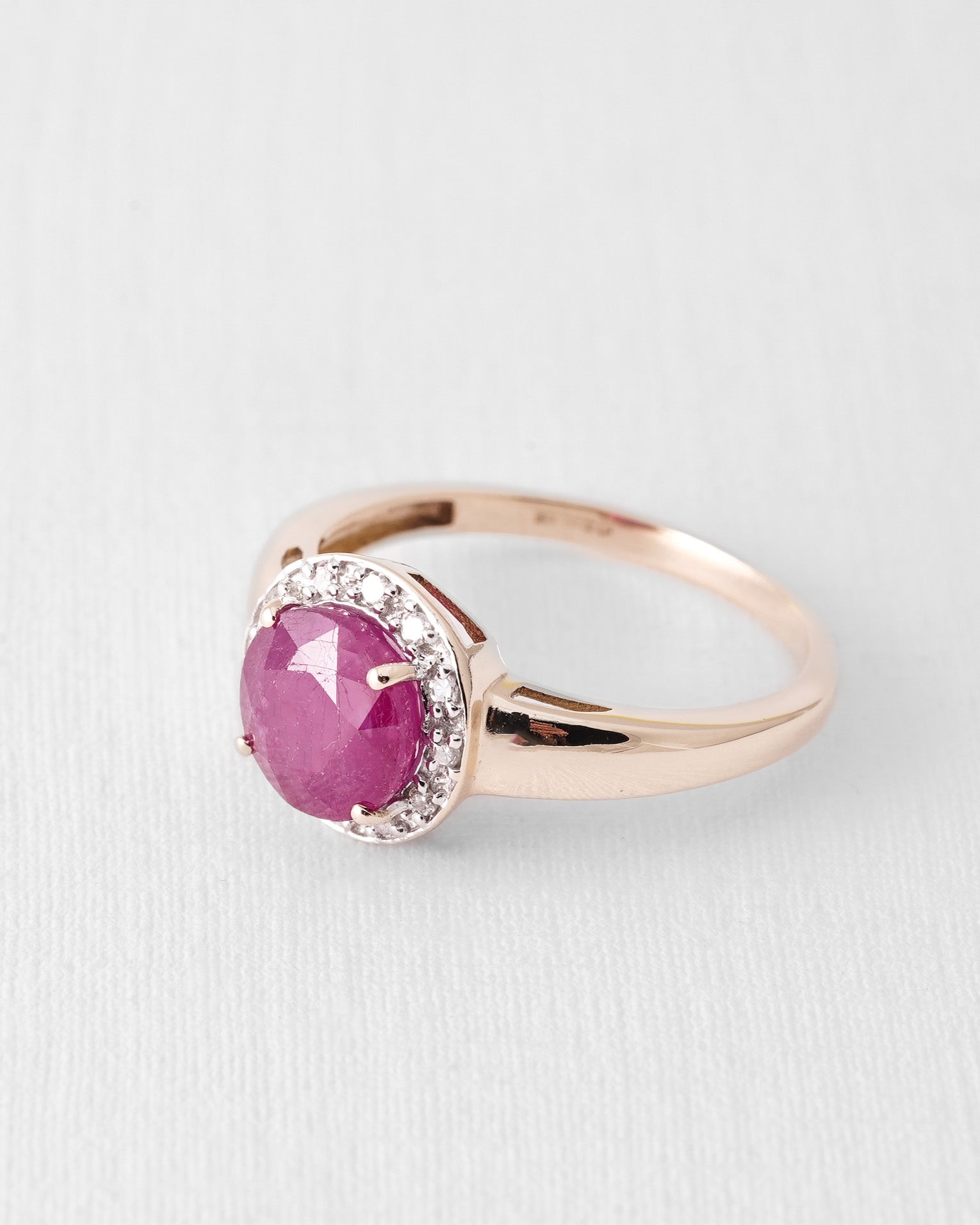 Ravena | Vintage Ruby and Diamond Ring