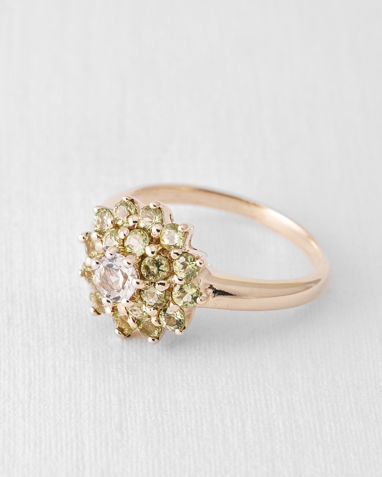 Mara | Vintage Quartz Cluster Ring