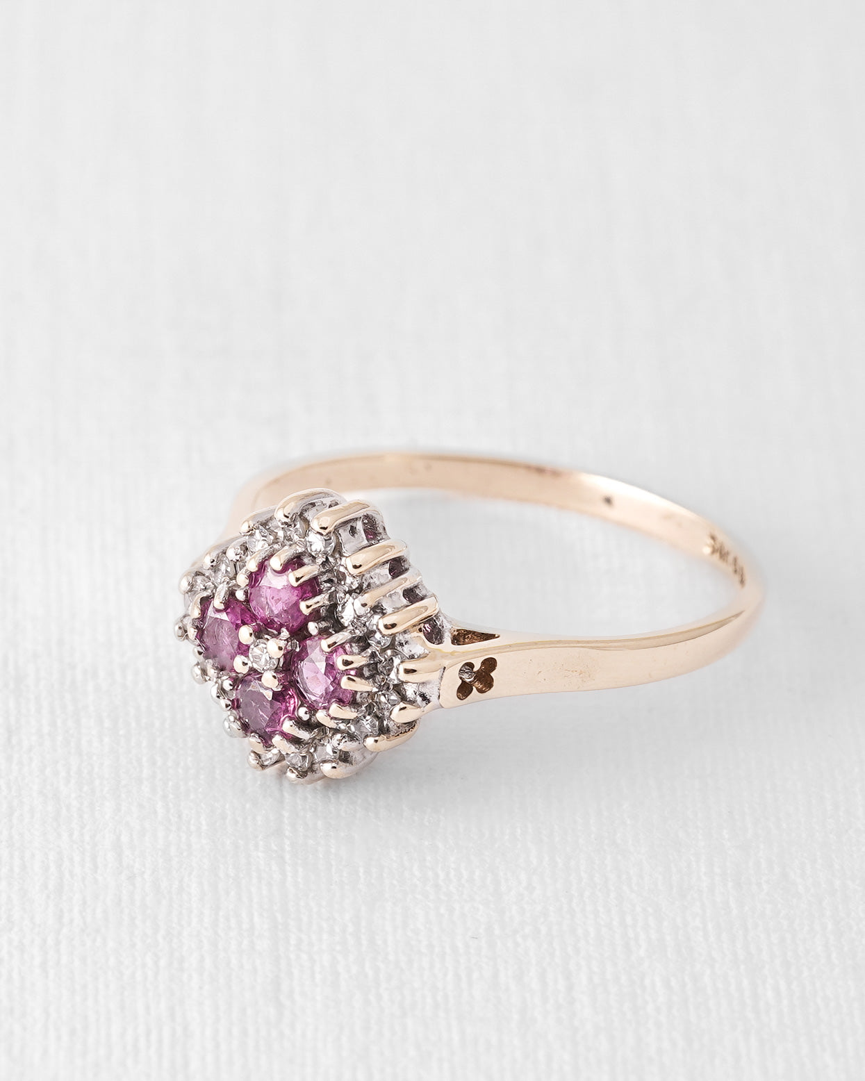 Amelise | Vintage Ruby and Diamond Ring