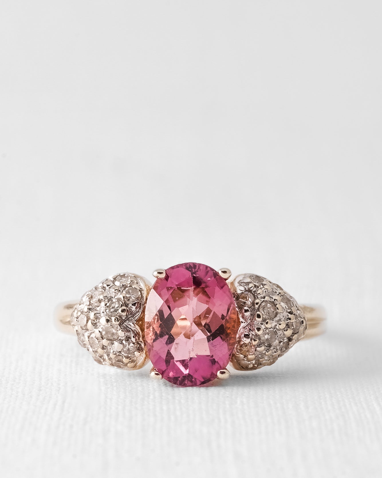 Maravelle | Vintage Toermalijn & Diamant Dress Ring