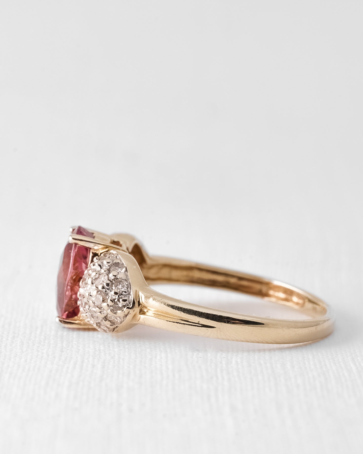 Maravelle | Vintage Toermalijn & Diamant Dress Ring