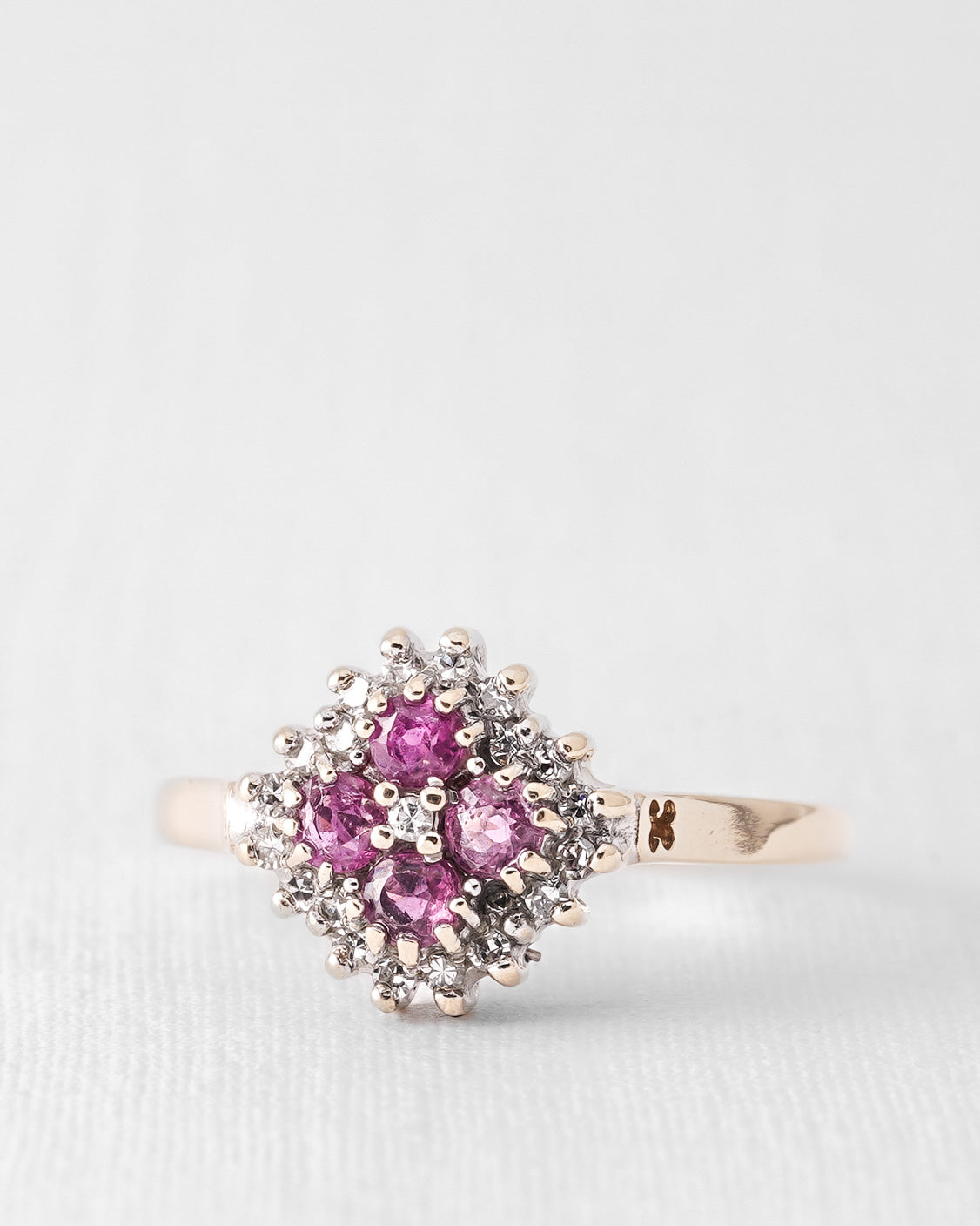 Amelise | Vintage Ruby and Diamond Ring