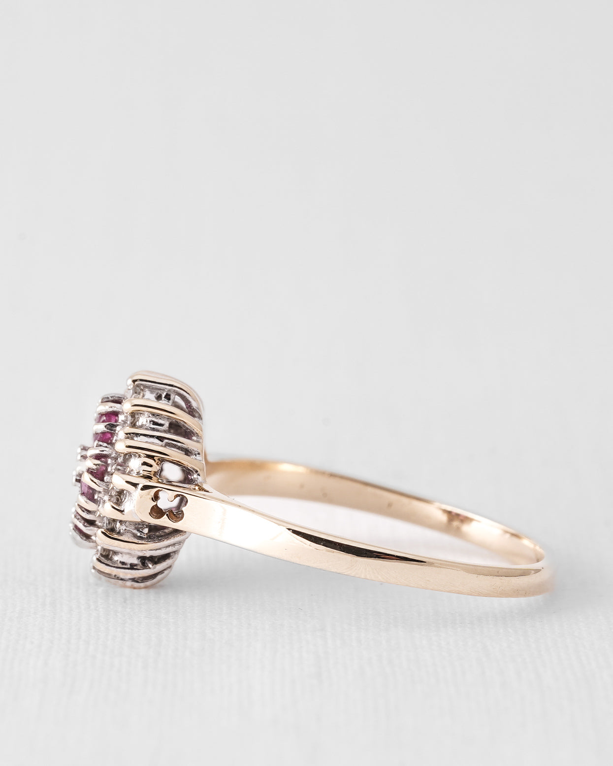 Amelise | Vintage Ruby and Diamond Ring