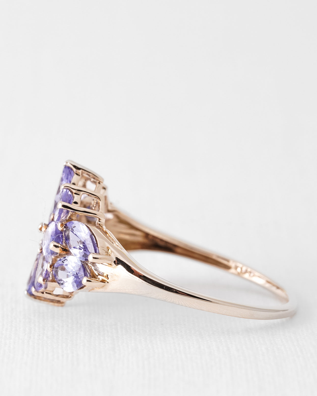 Zafrina | Vintage Tanzanite Cluster Ring