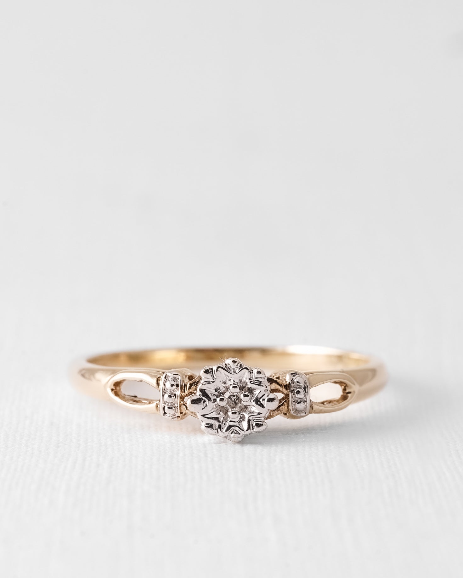 (05-03) Elowen | Vintage Diamant Solitaire Ring - Menina Amsterdam