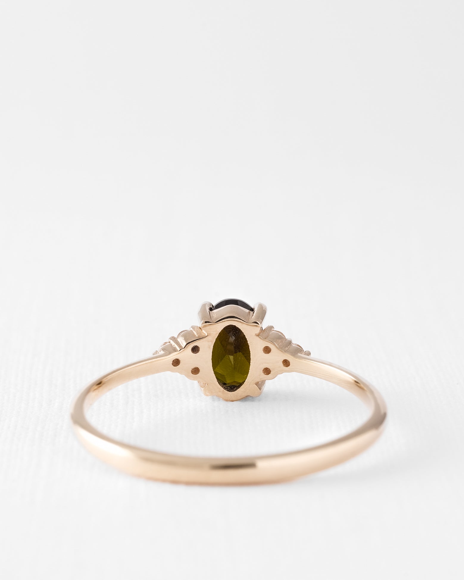 Valerie | Groene Toermalijn & Diamant Ring