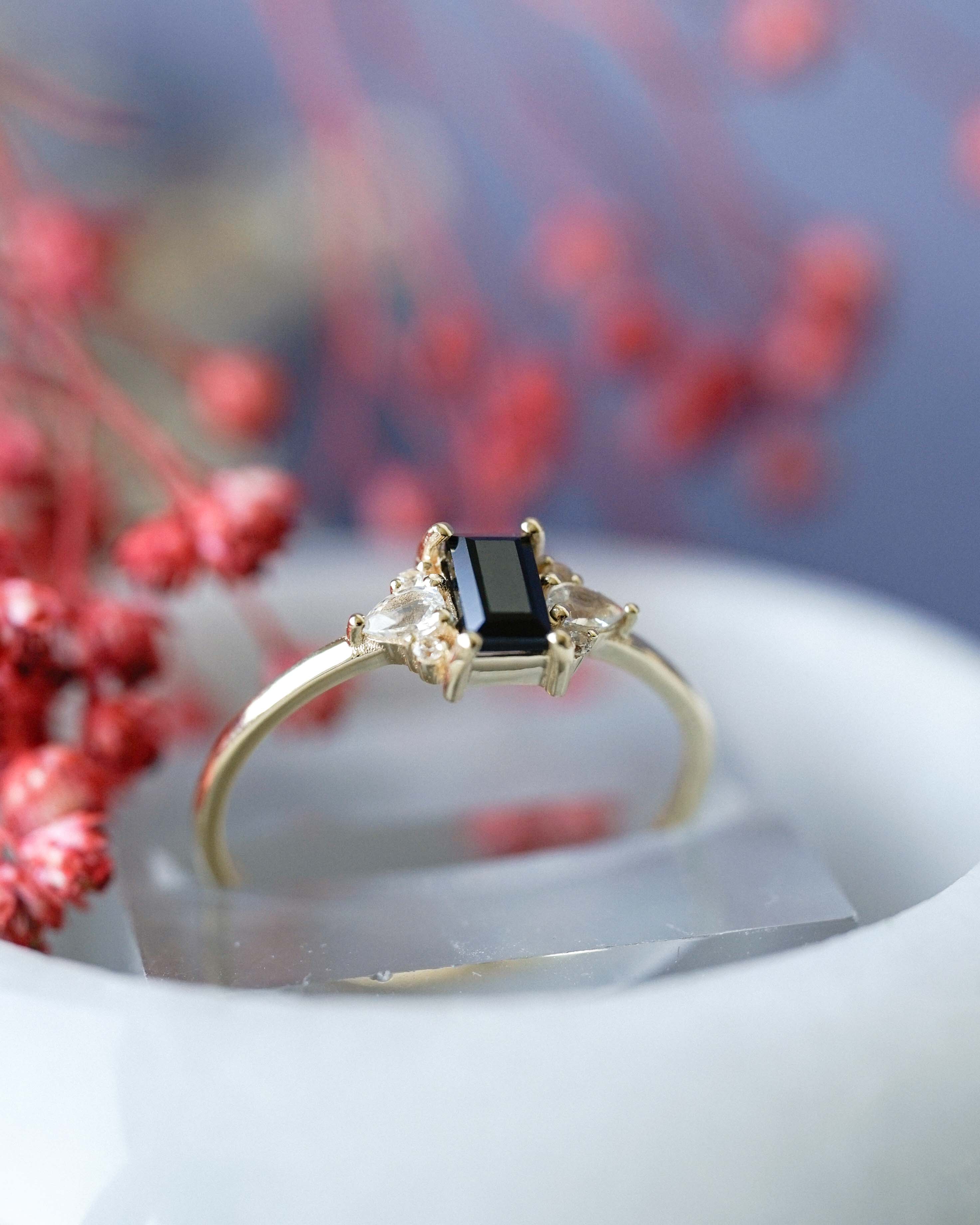 Lyla | Spinel Baguette & Diamant Ring