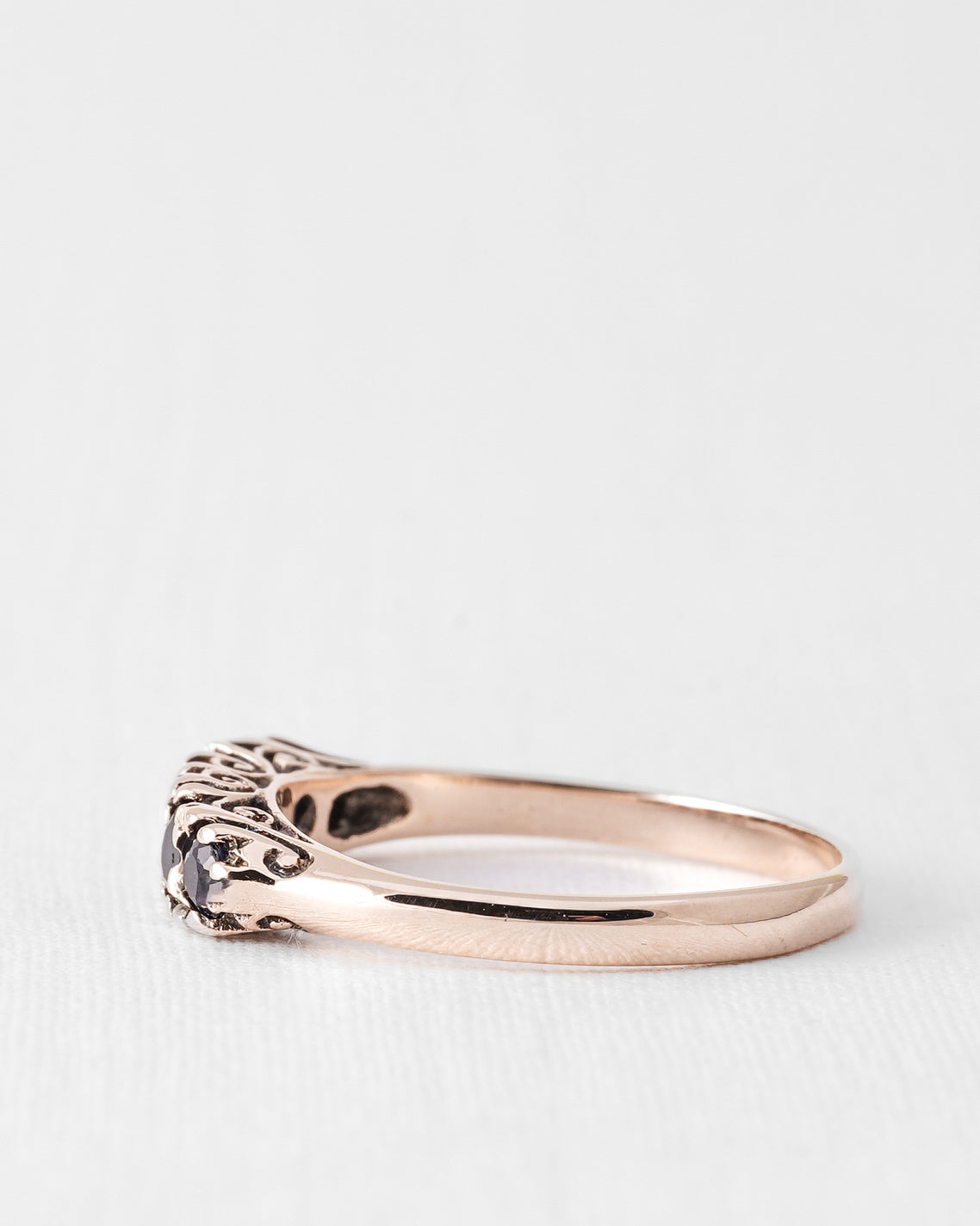 Lysa | Vintage Saffier Dress Ring