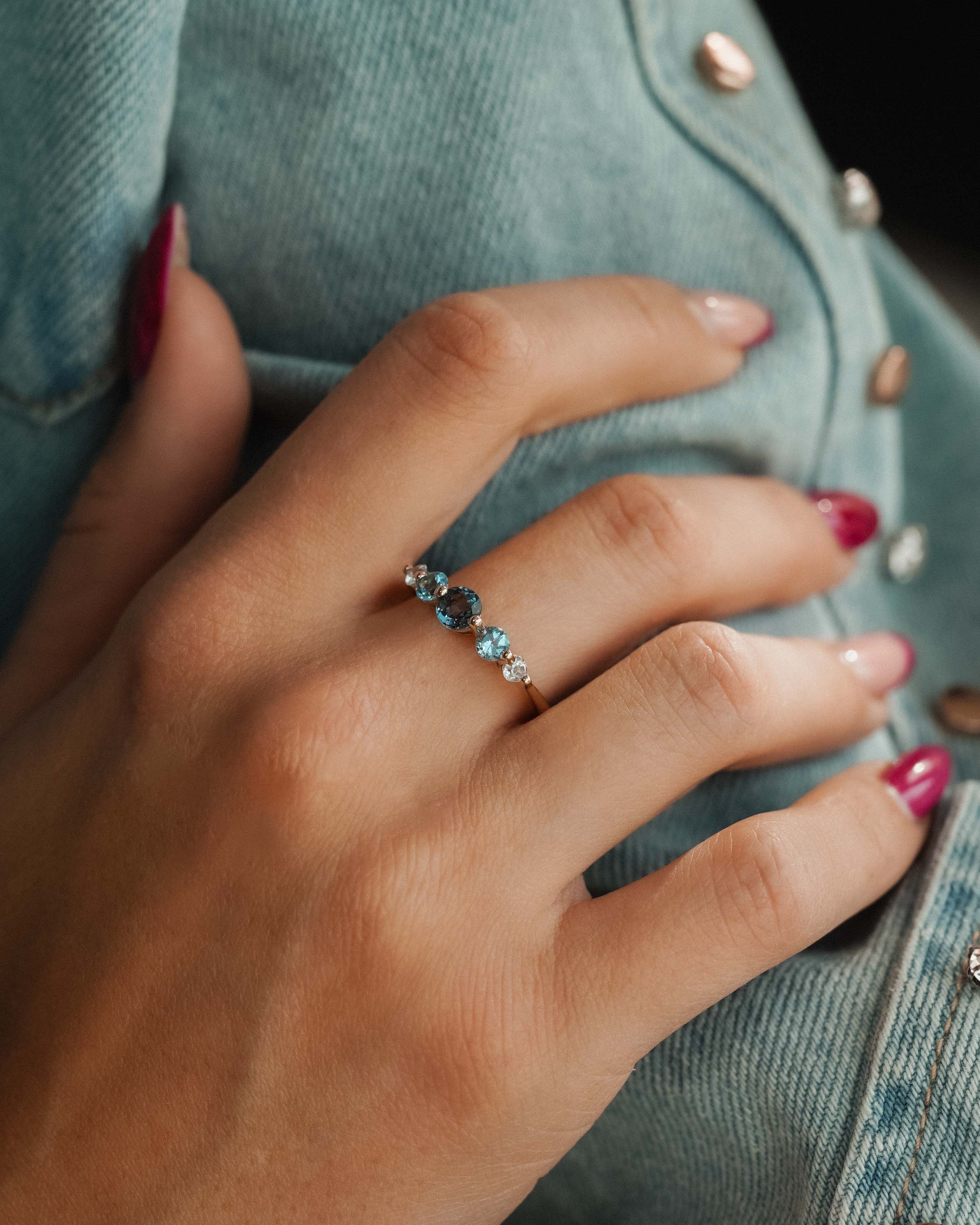 Ariane | Vintage Topaas Dress Ring