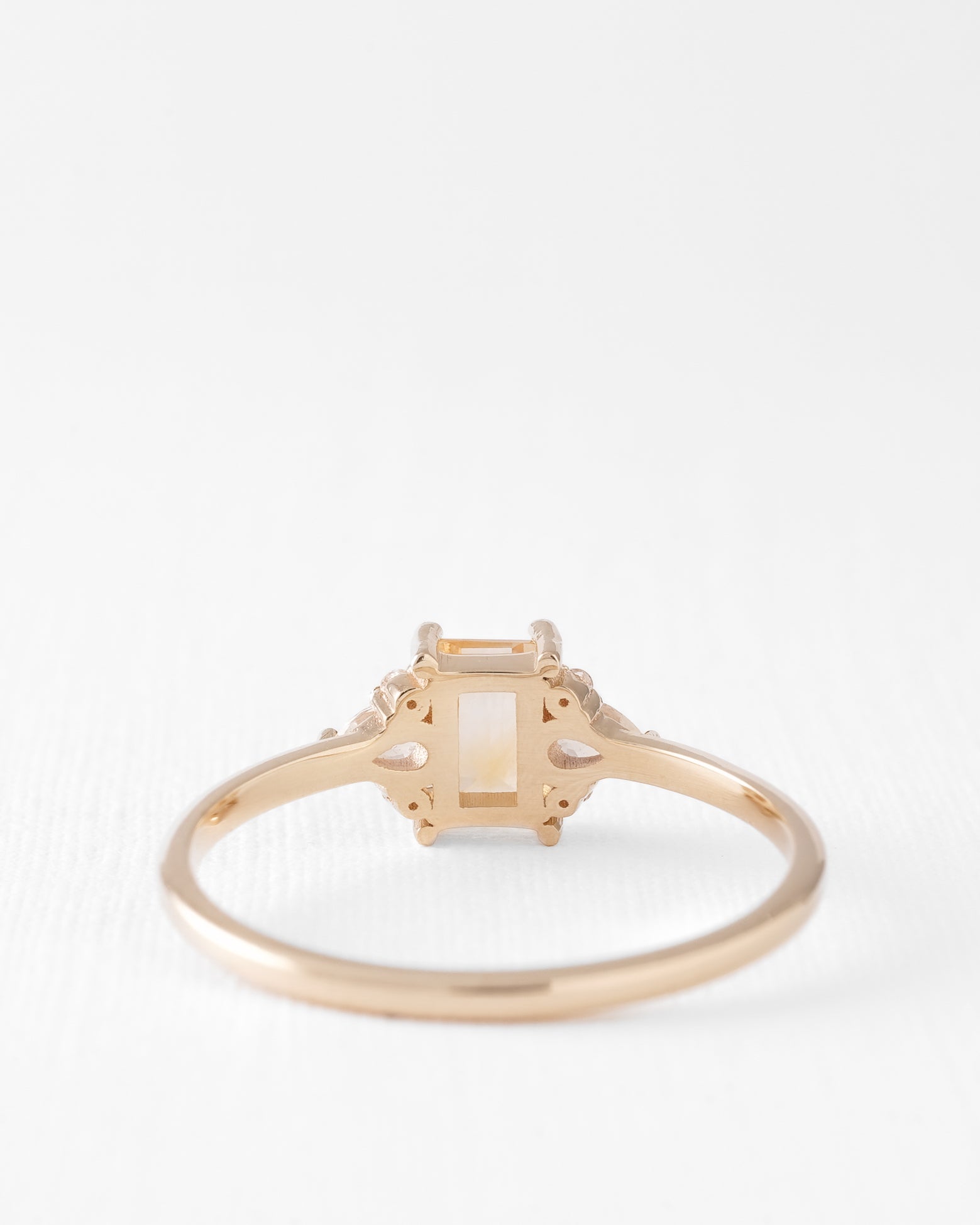 Noa | Citrien & Diamant Ring