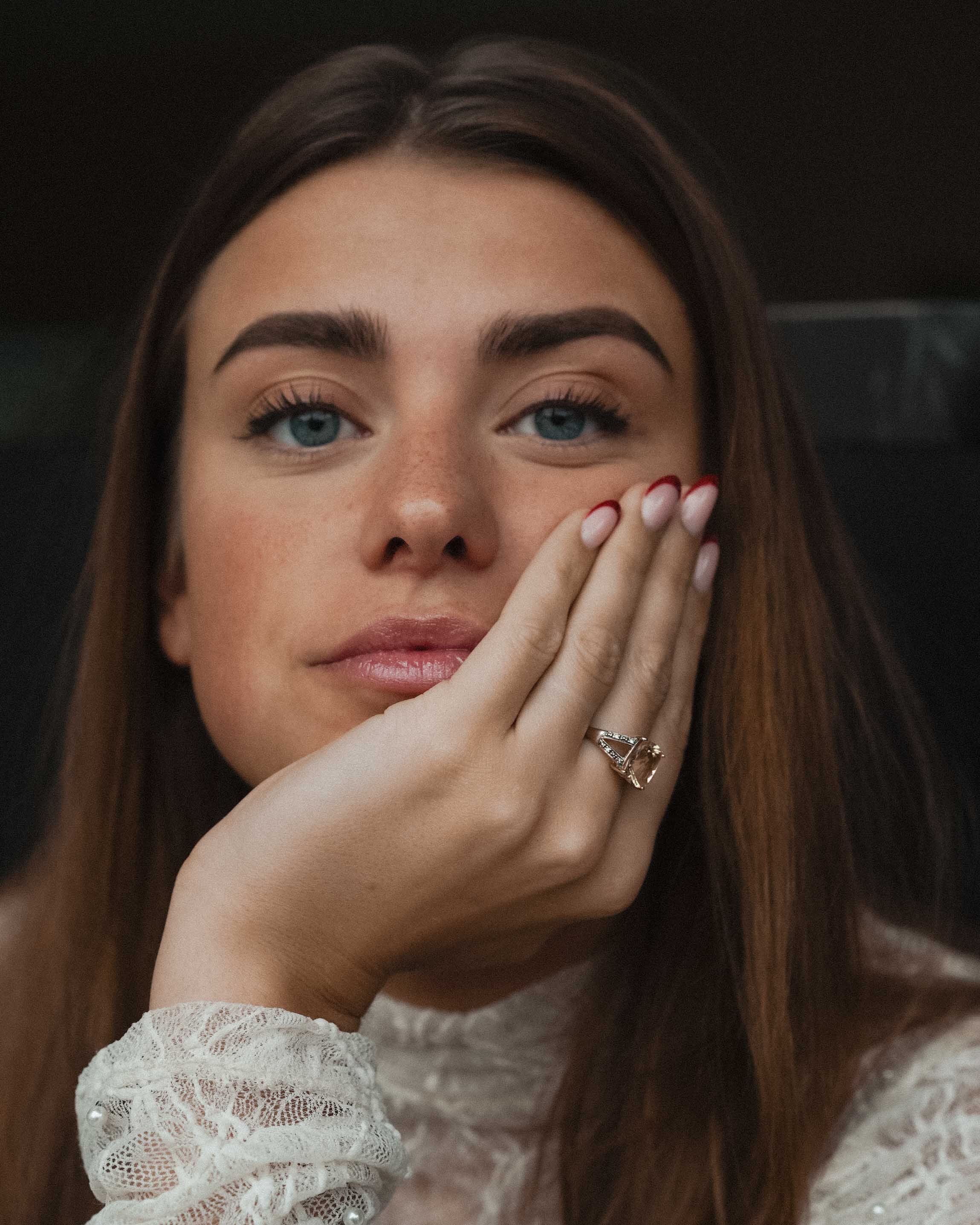 Cira | Vintage Citrine and Diamond Dress Ring