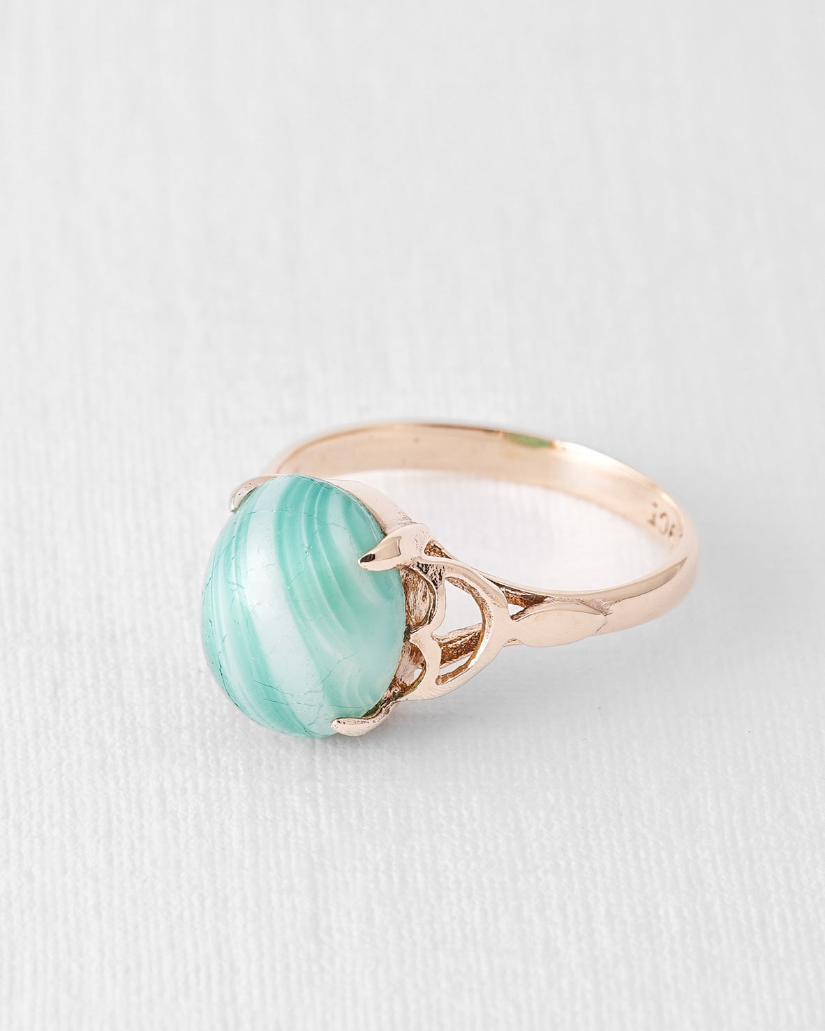 Aria | Vintage Agate Dress Ring