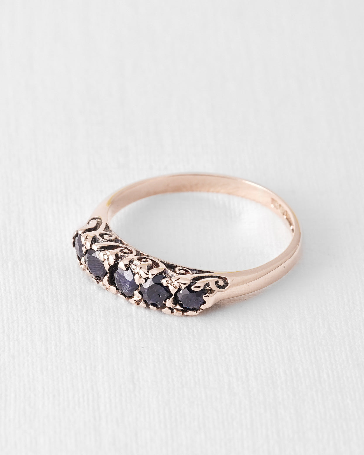 Lysa | Vintage Saffier Dress Ring