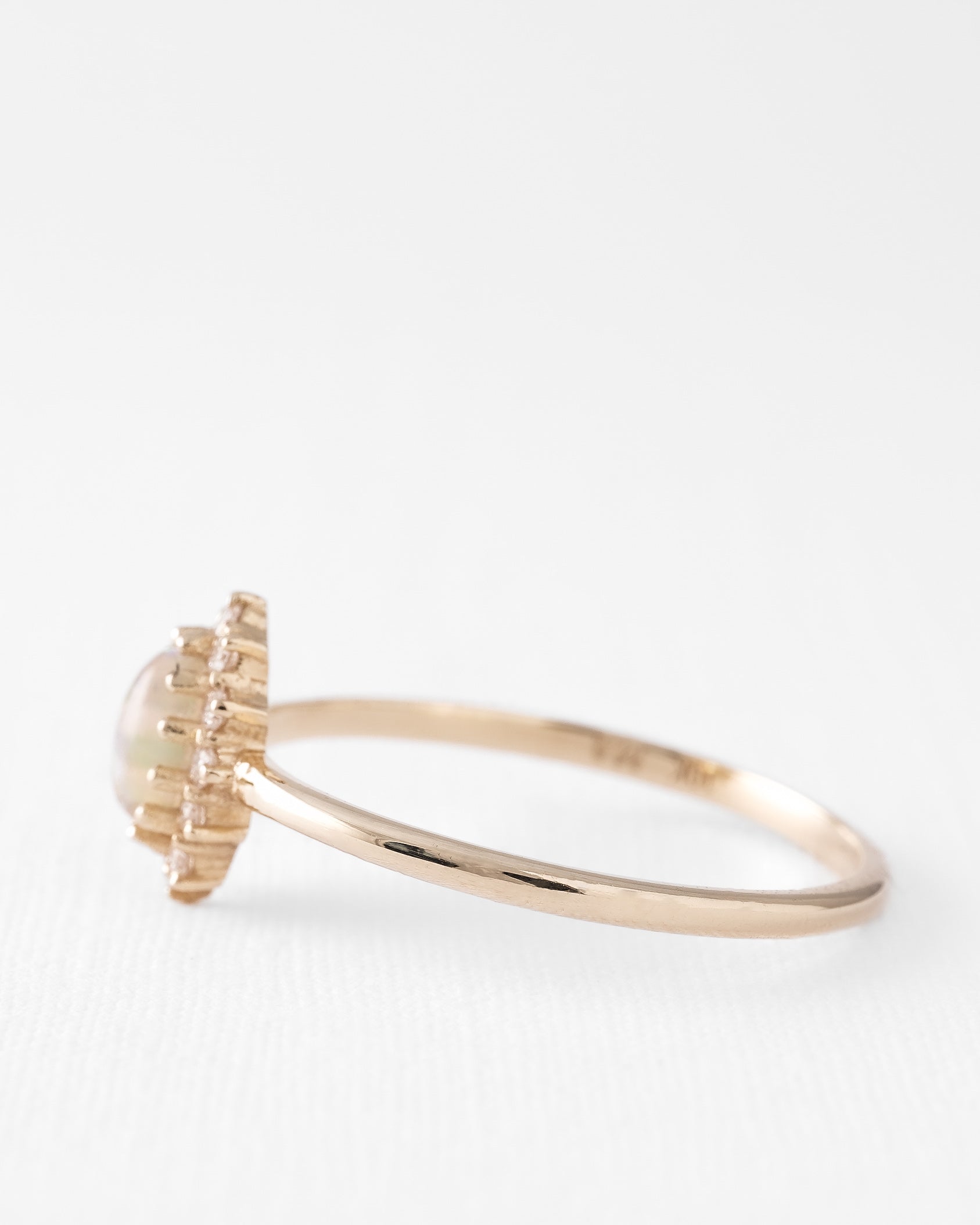 Chloe | Opaal & Diamant Cluster Ring