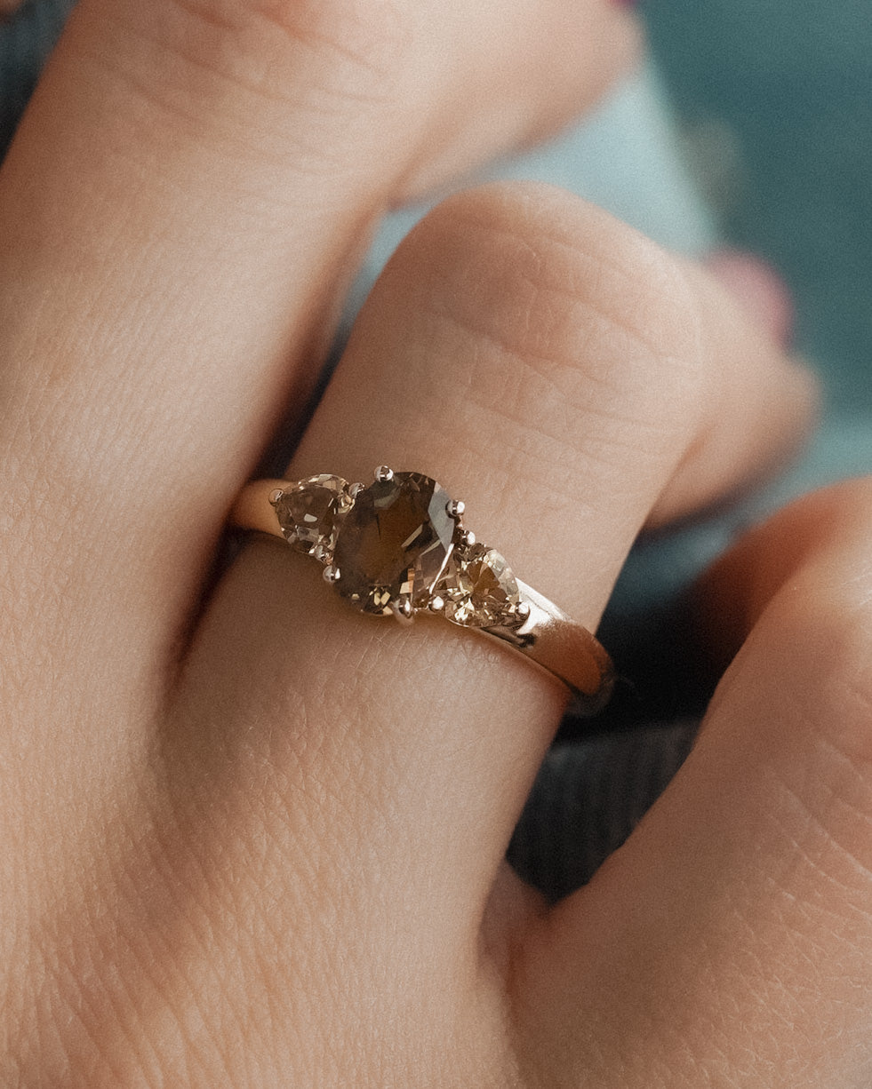Eliette | Vintage Kwarts Dress Ring