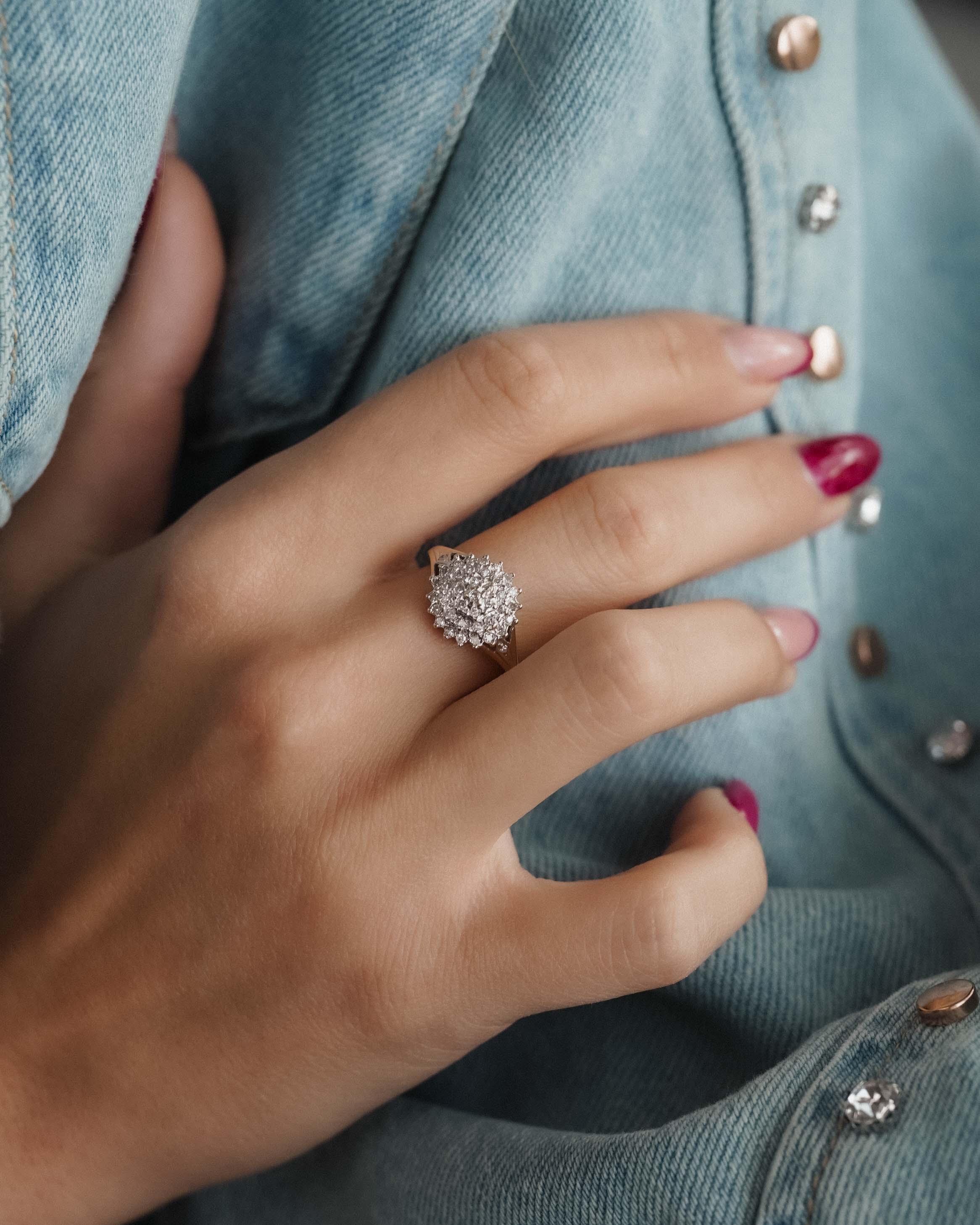 Coraline | Vintage Diamant Ring - Menina Amsterdam