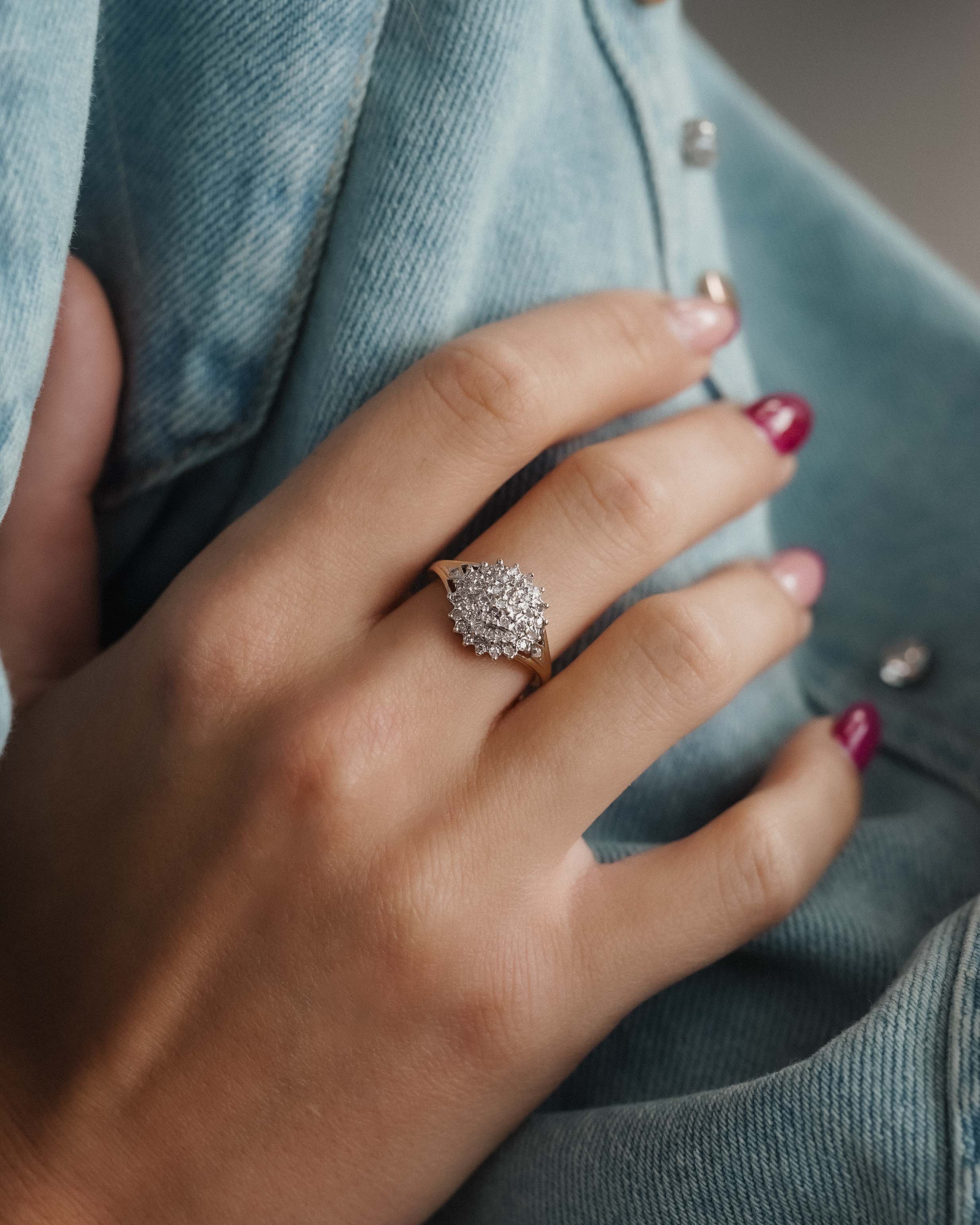 Coraline | Vintage Diamant Ring - Menina Amsterdam