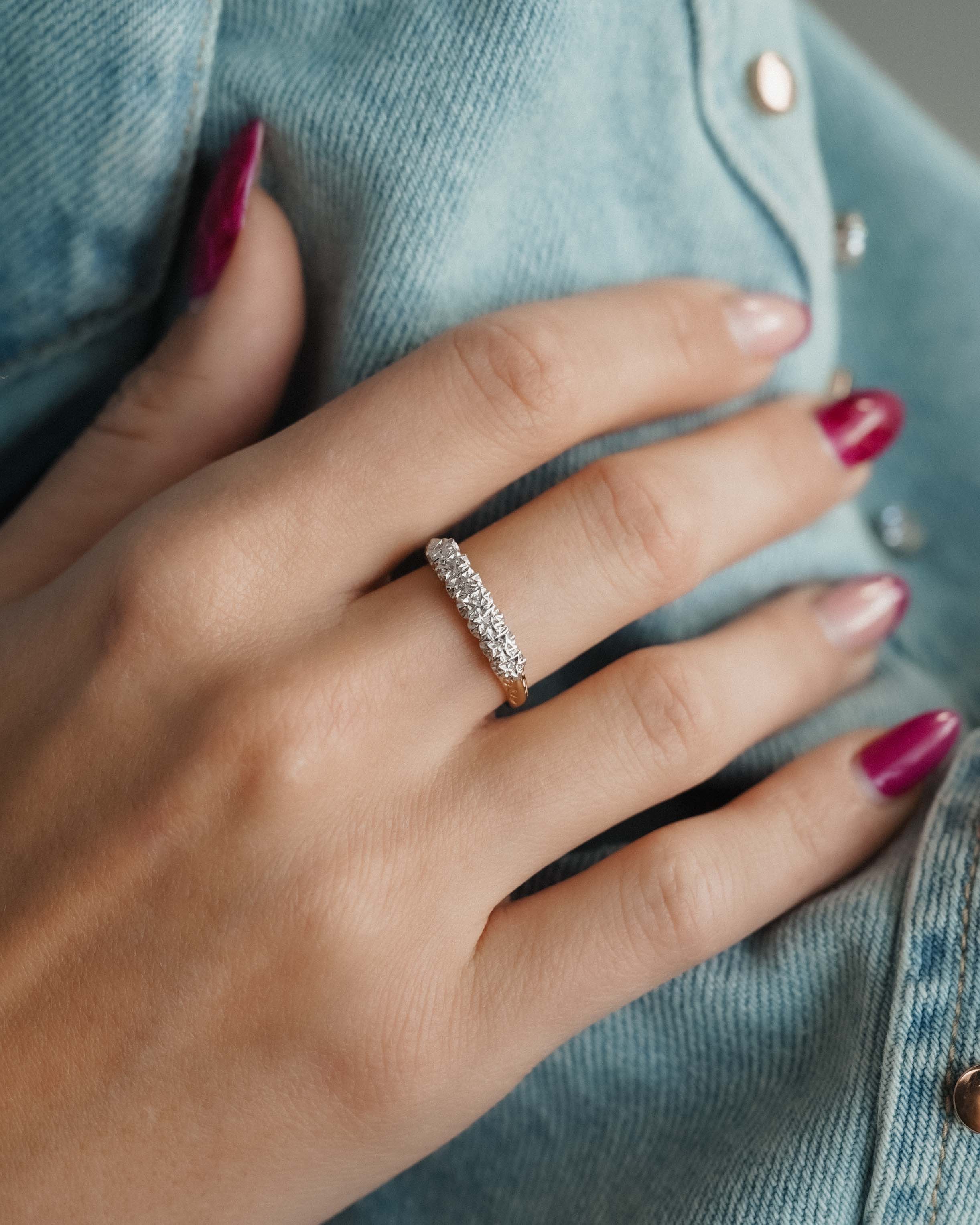 (05-03) Léonie | Vintage Diamant Ring - Menina Amsterdam