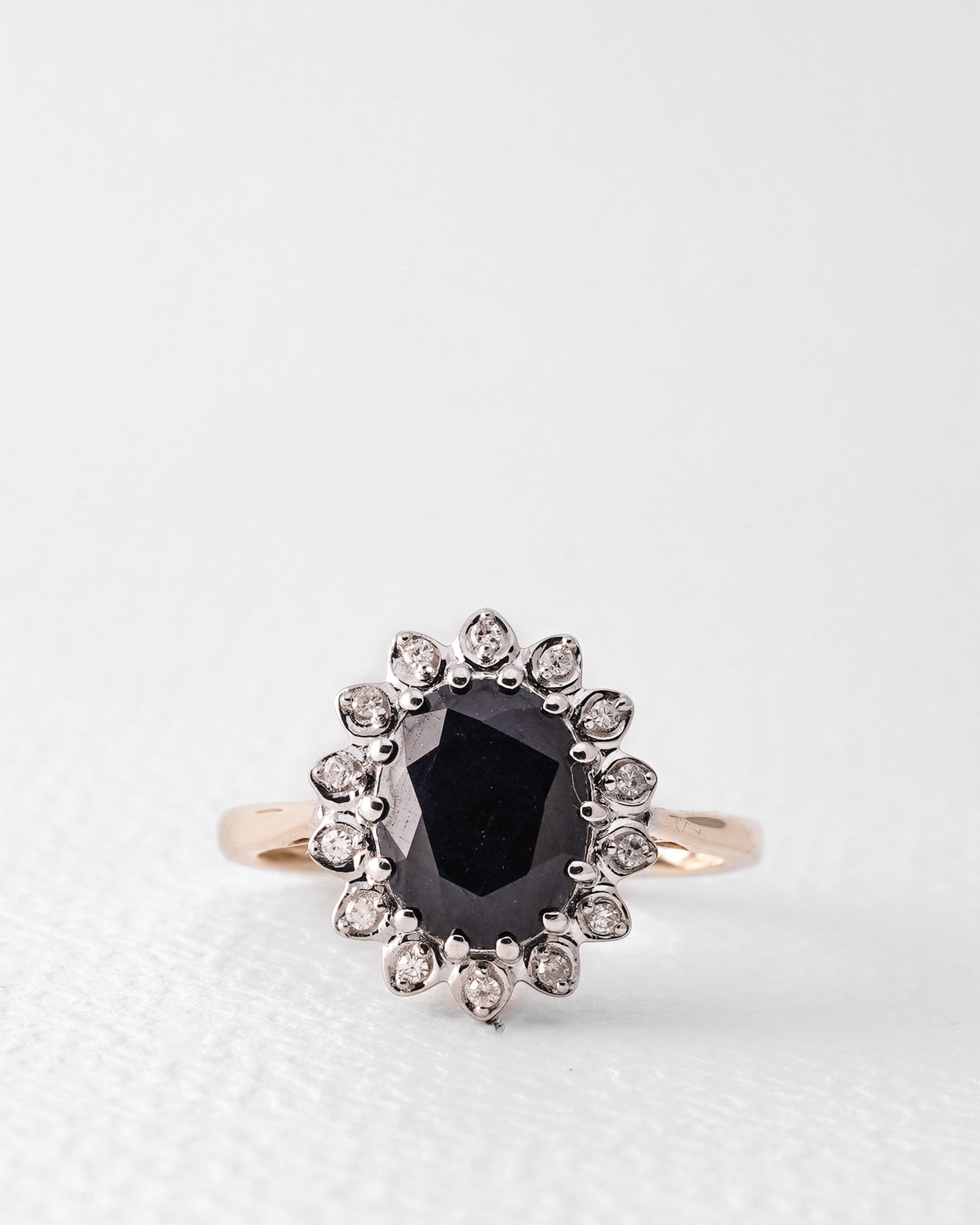 Mira | Vintage Saffier & Diamant