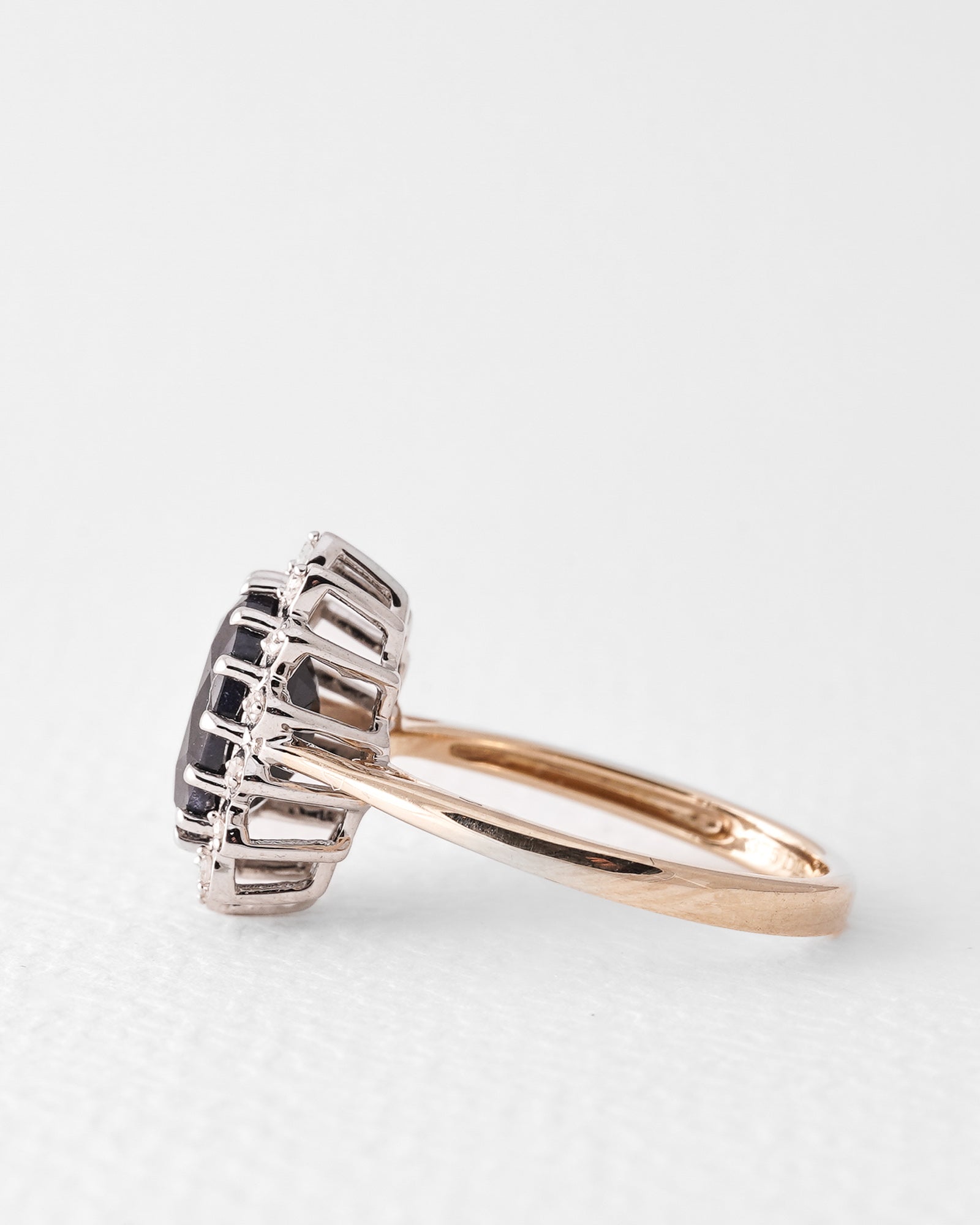 Mira | Vintage Saffier & Diamant