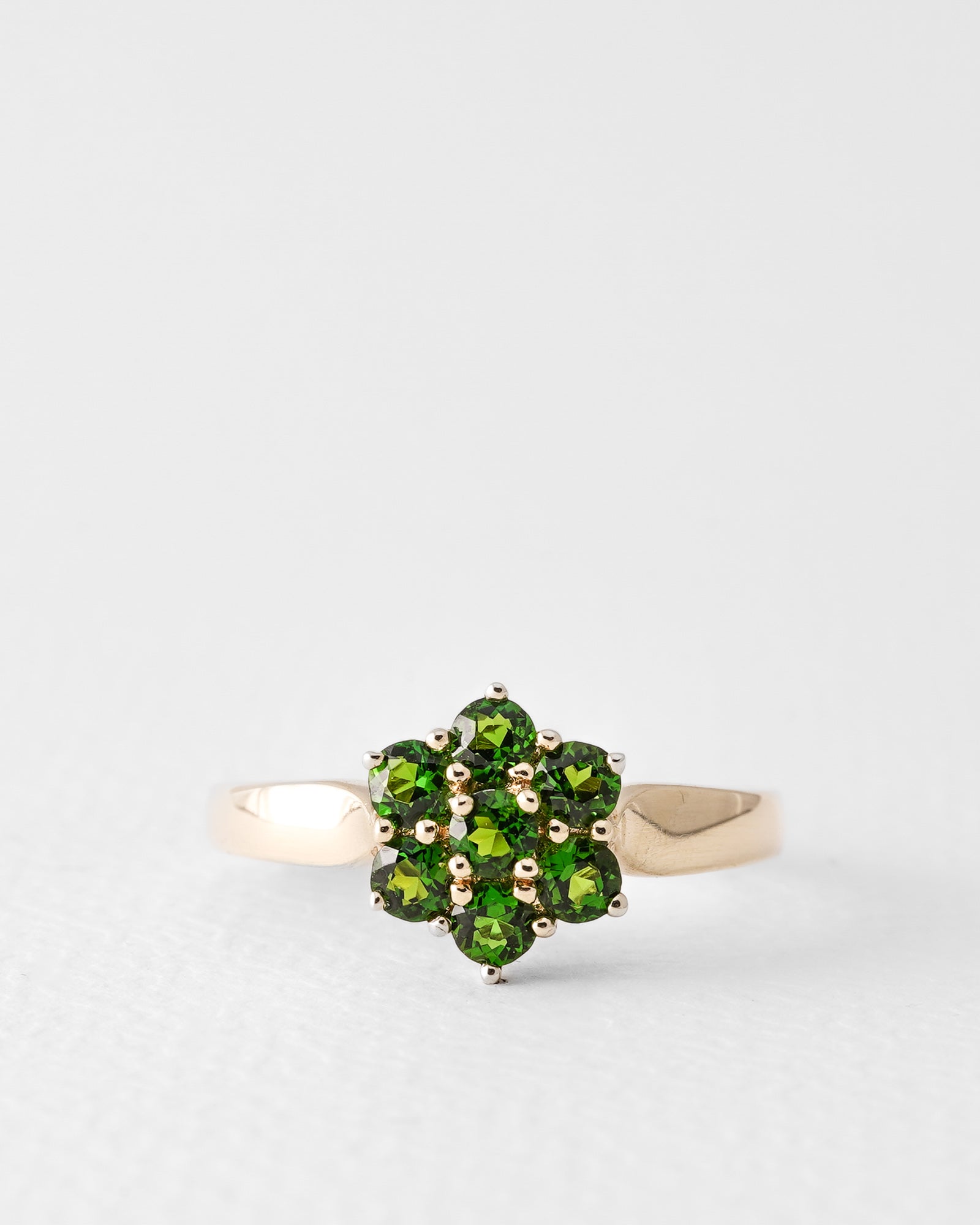 Elara | Vintage Diopsiet Cluster