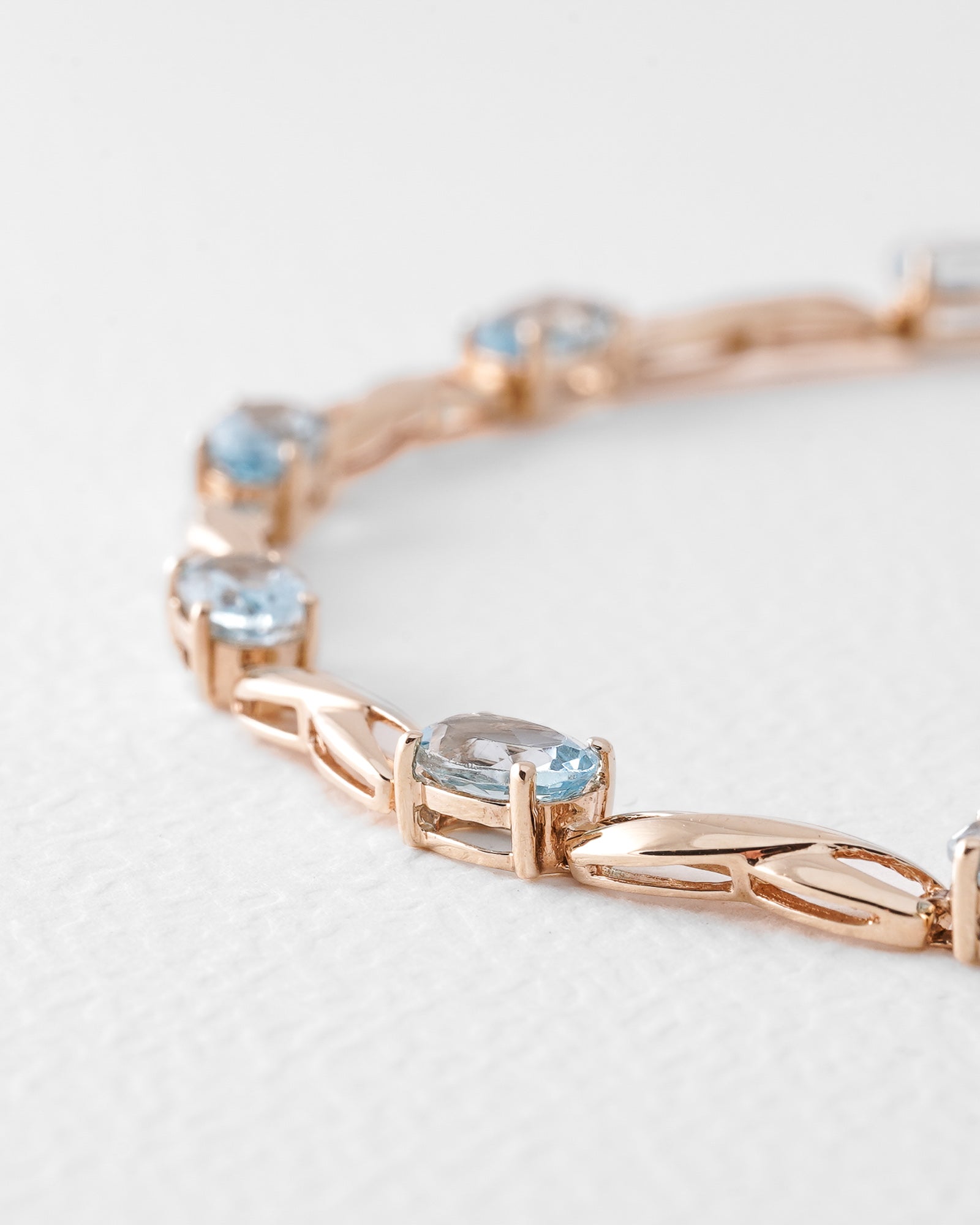 Clara | Vintage Topaas Armband