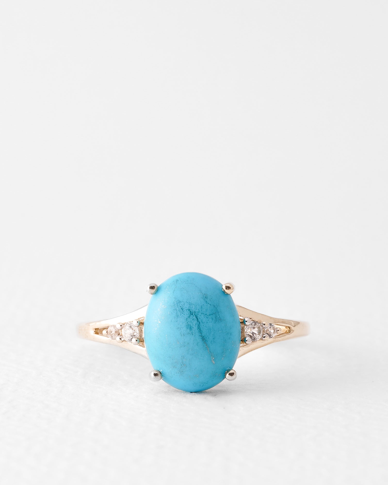 Orielle | Vintage Turquoise & Witte Saffier