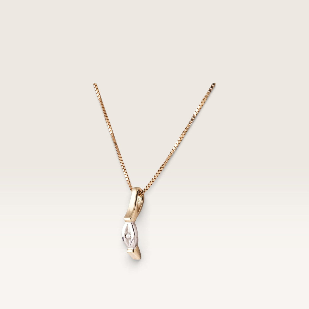 Amelina | 14K Diamond Pendant - Menina Amsterdam