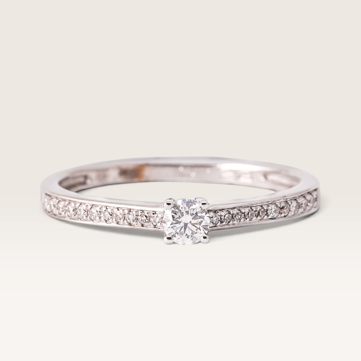 Cassia | 14K Diamant Pave Ring - Menina Amsterdam