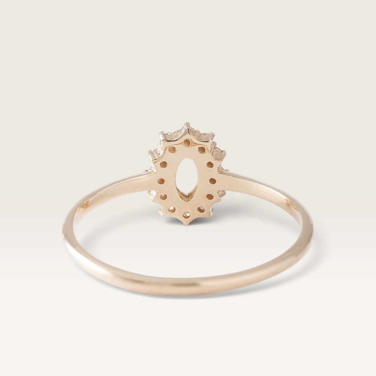 Chloe | Opaal & Diamant Cluster Ring - Menina Amsterdam