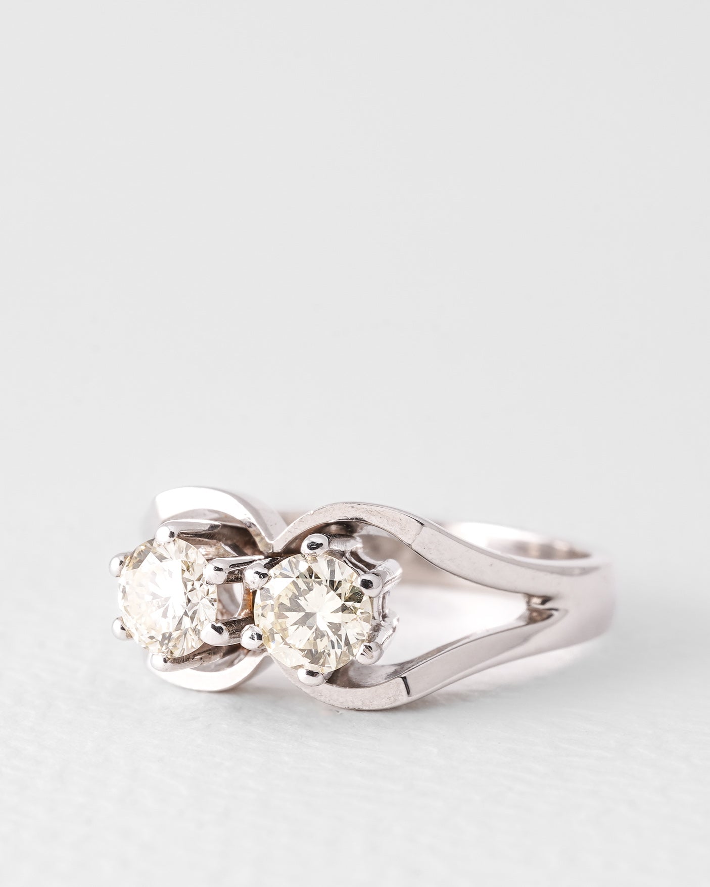 Maribel | 14K Wit Goud Briljant (0.2ct) Dress Ring